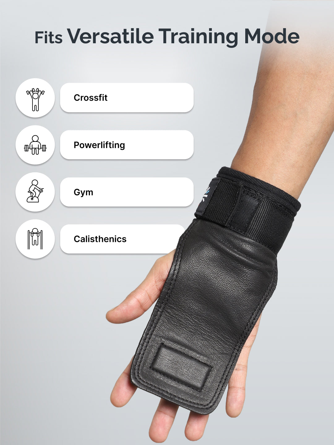 Cult Folding Open Half Finger Gym Gloves with Leather Grip  Breathable Mesh, Sweat-Free Comfort for Training & Weightlifting OneSize