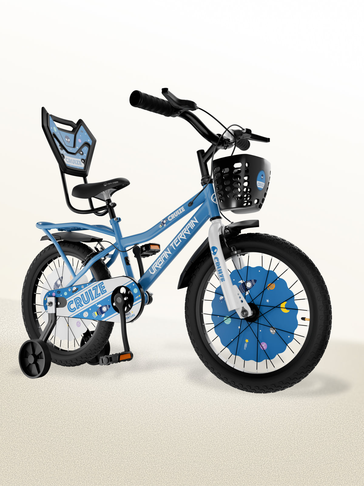 Urban Terrain Cruize 16T Single Speed Kids Cycle, Blue