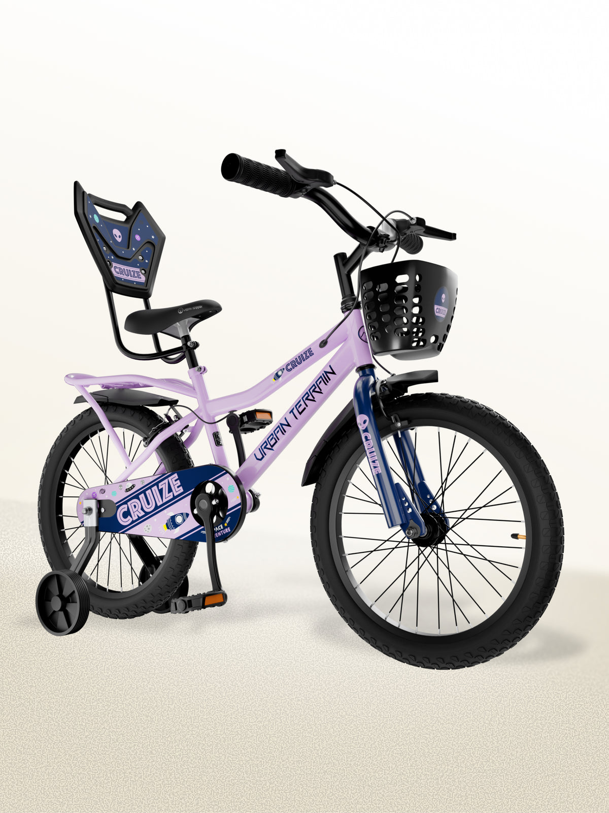 Urban Terrain Cruize 20T Single Speed Kids Cycle, Lavender