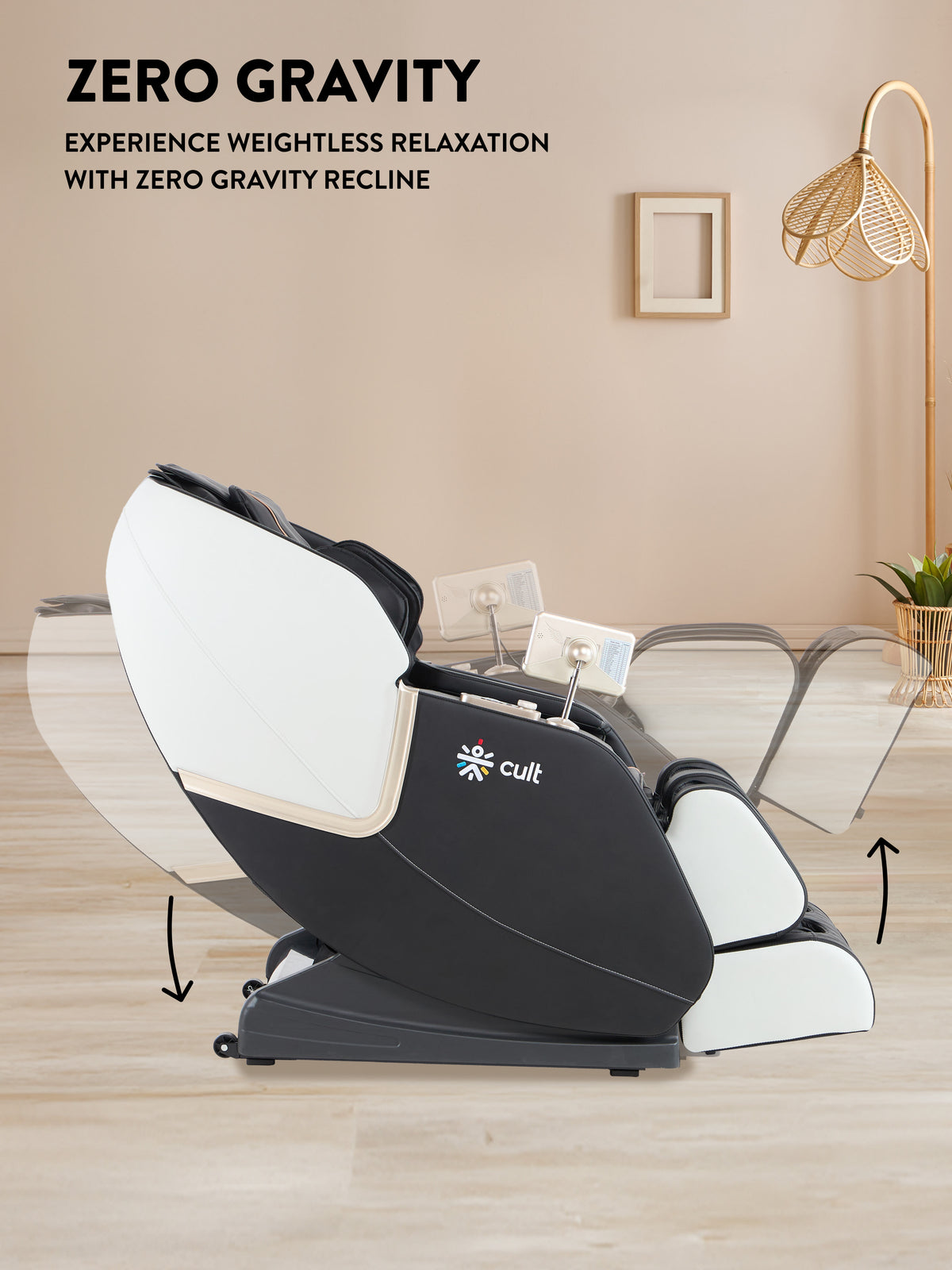 Cult Apex Massage Chair with Zero Gravity, SL Track 2D Massage Technique and Bluetooth AI voice Function For Full Body Massage At Home