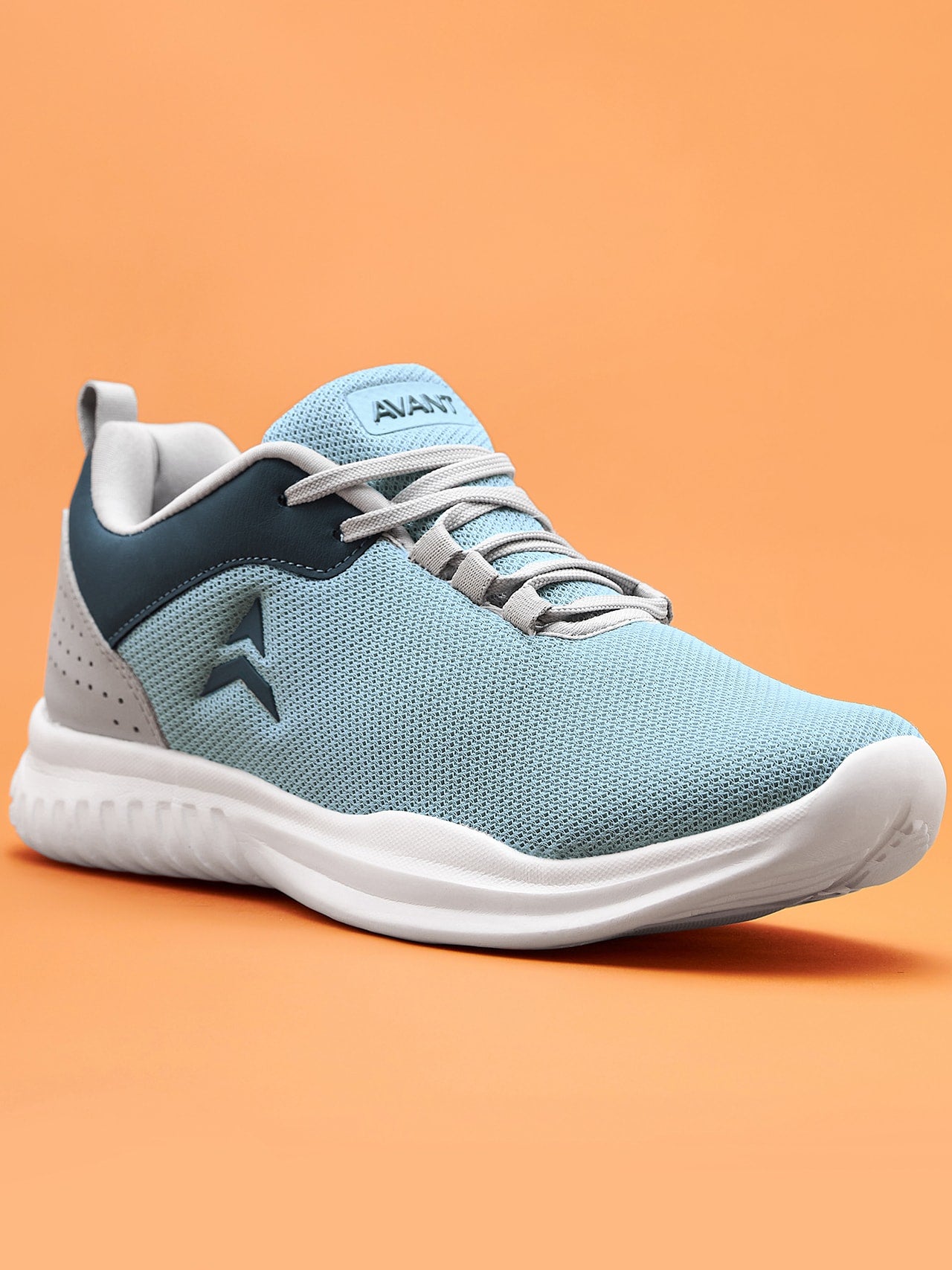Avant Men's Pulse Walking Shoes-Ice Blue/Grey
