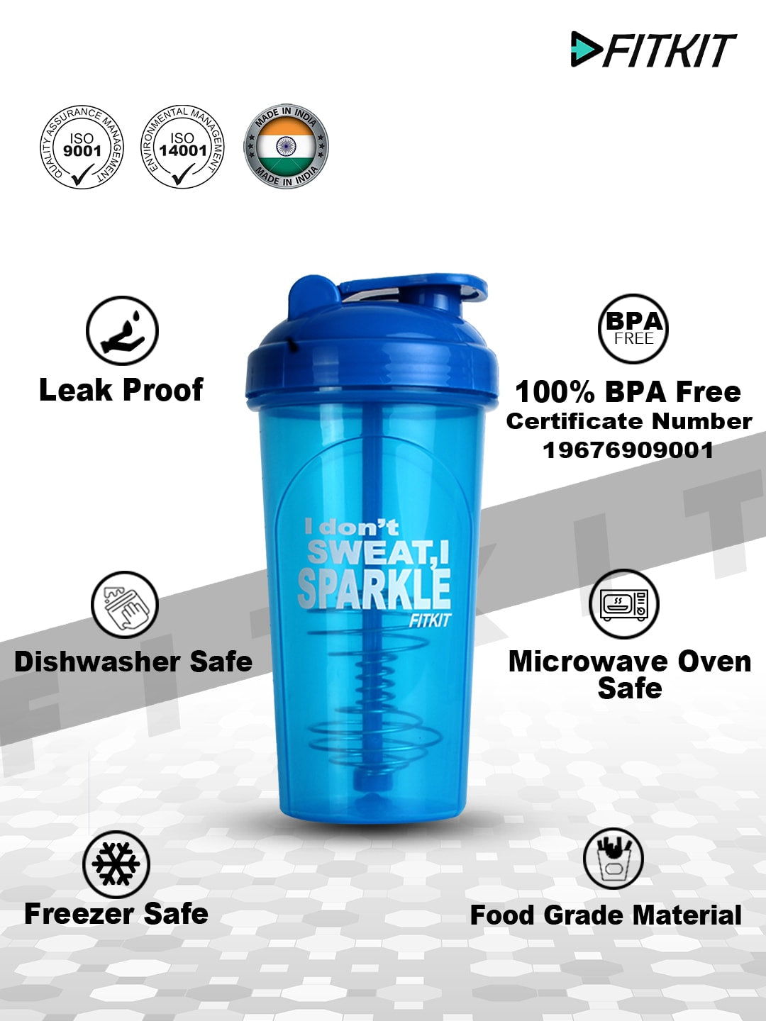 Classic 700 ml Shaker (Pack of 1, Blue)