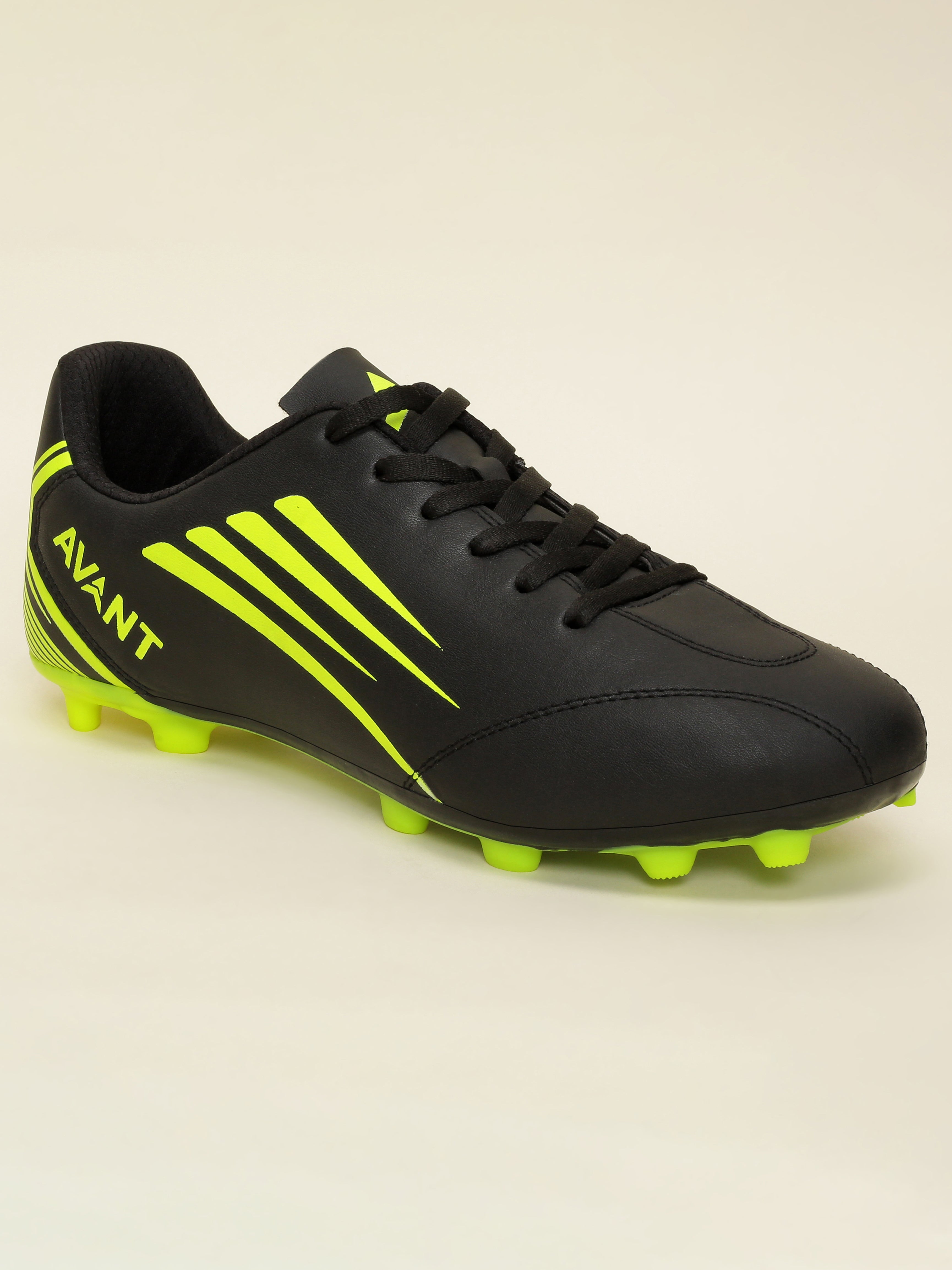 Avant Men's Phantom Football Shoes - Black/Lime