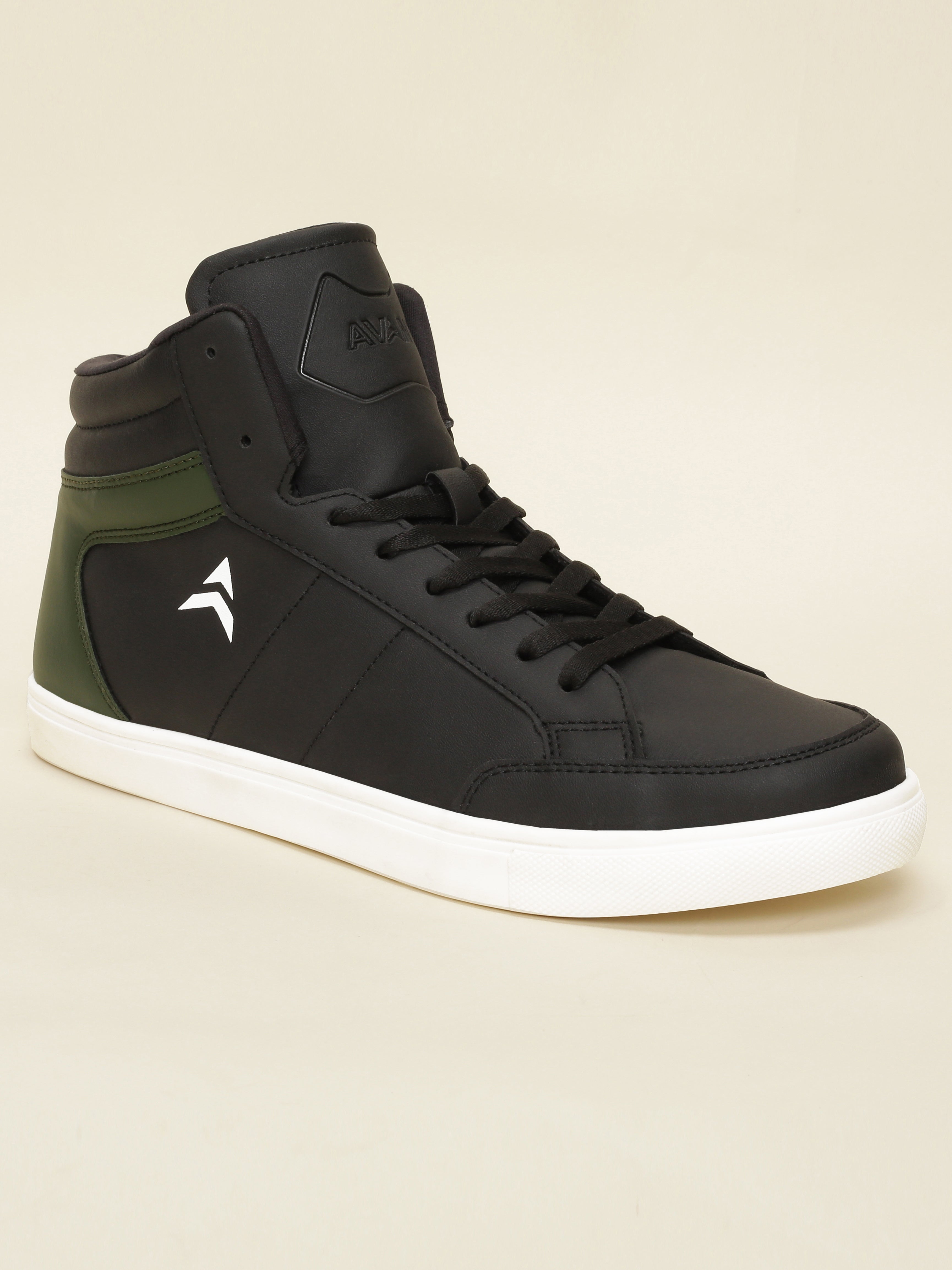 Avant Men's Stride Sneakers - Black/Green