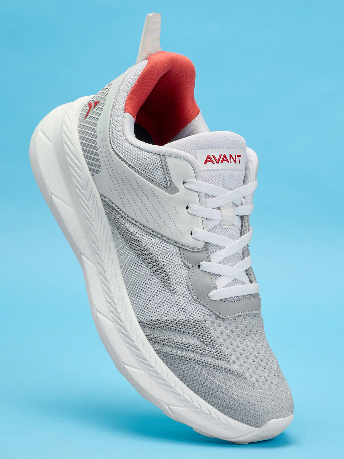 Avant Men's Strides Walking and Training Shoes-Grey/White