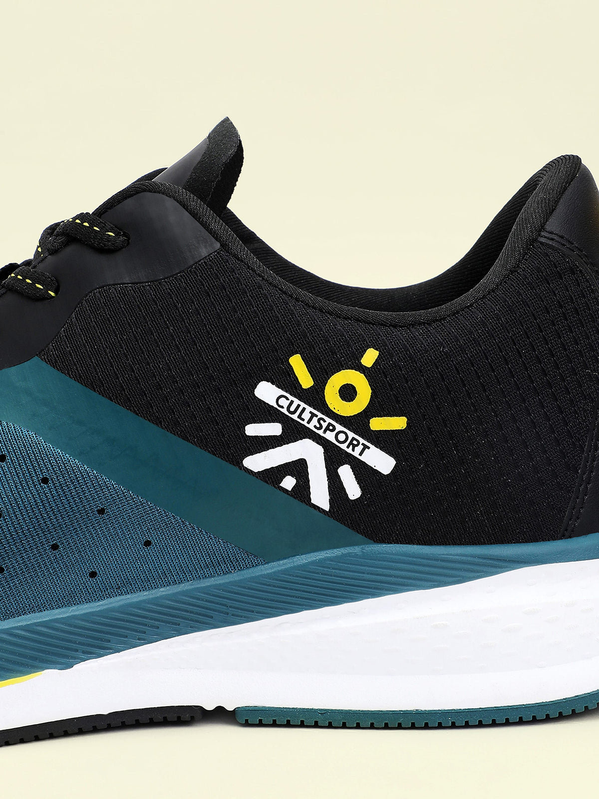 cult Speedster Men Running Shoes - Black/ Dark Teal