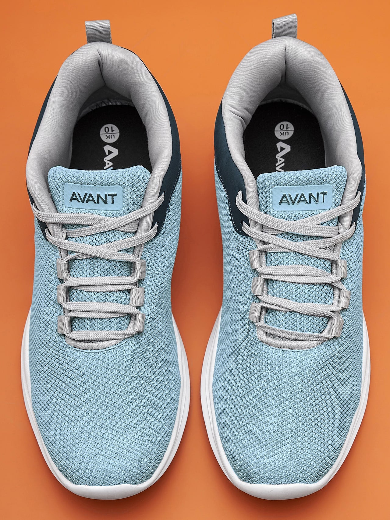 Avant Men's Pulse Walking Shoes-Ice Blue/Grey