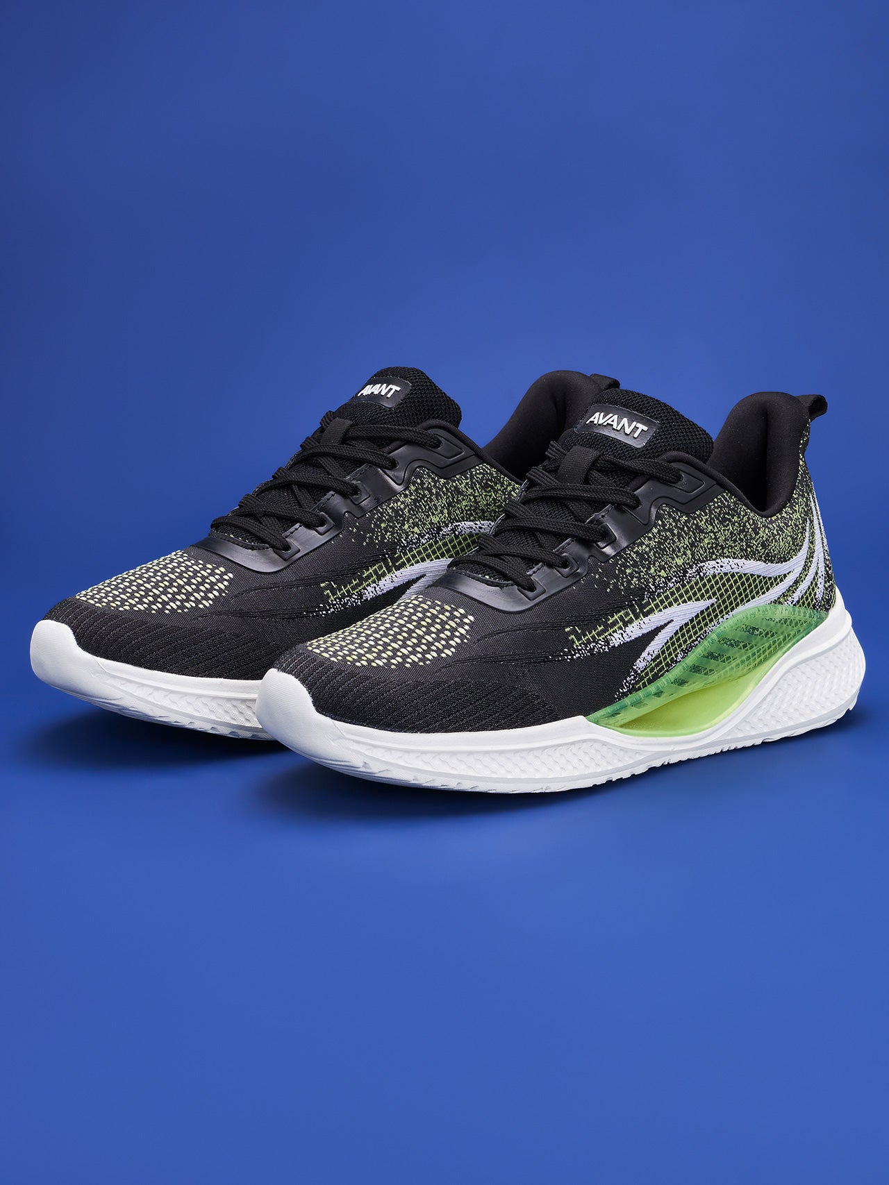 Avant Men's Rage Sports shoes - Black/P.Green