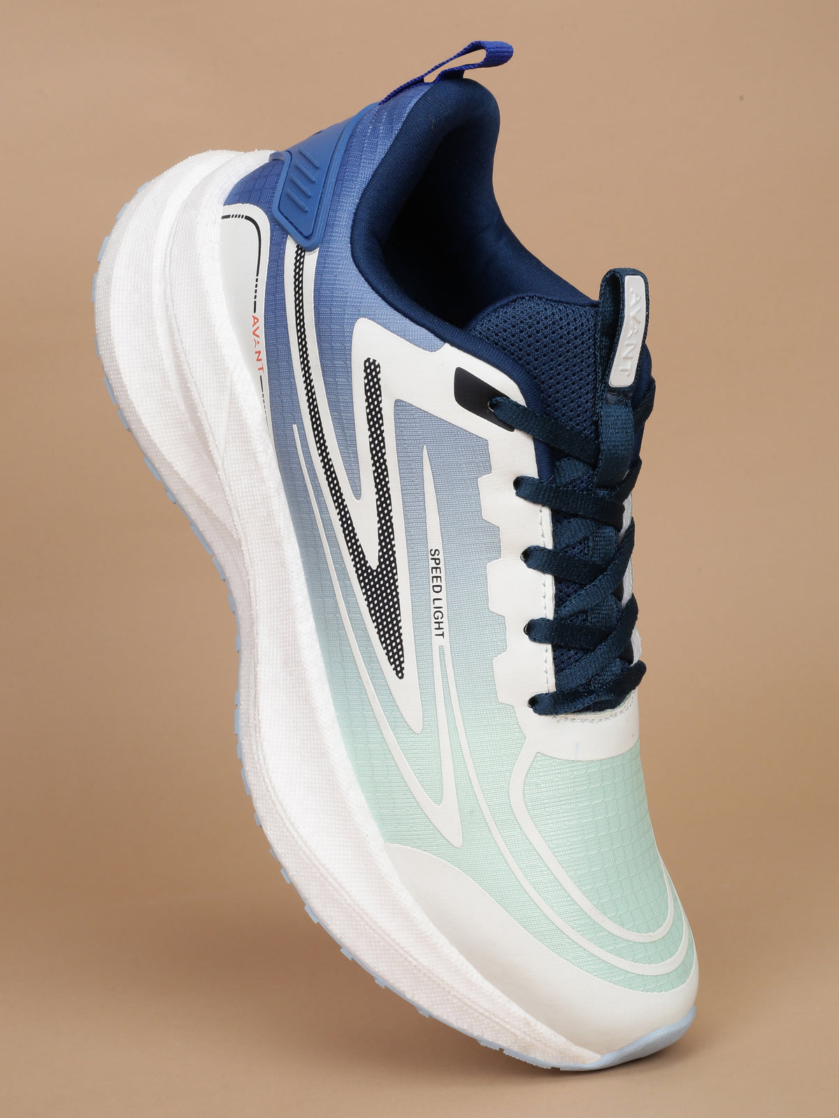 Avant Men's VelocityArc Running Shoes - Green / Blue