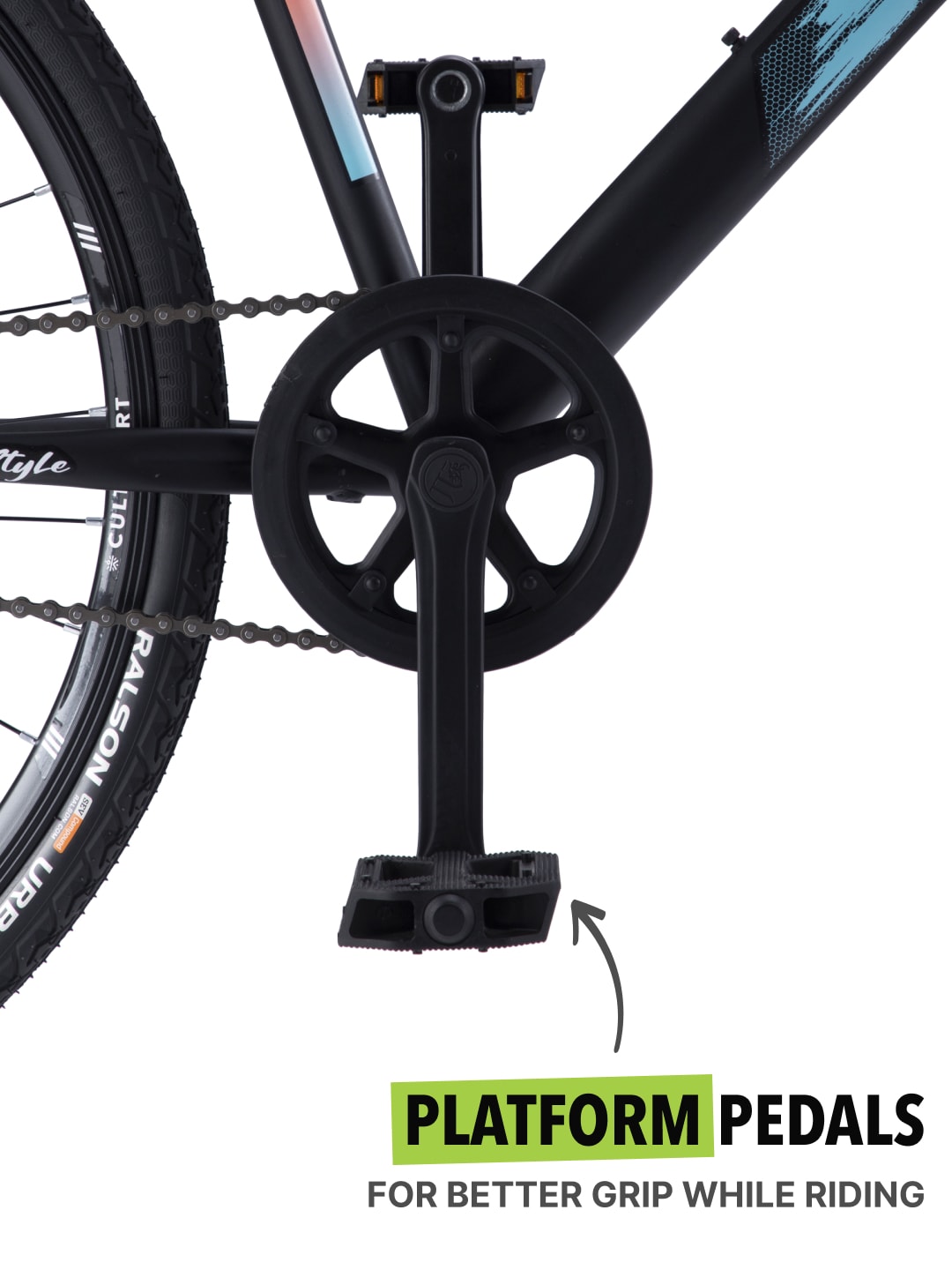 Sonic700CBlack Steel Single Speed 700C City Bike
