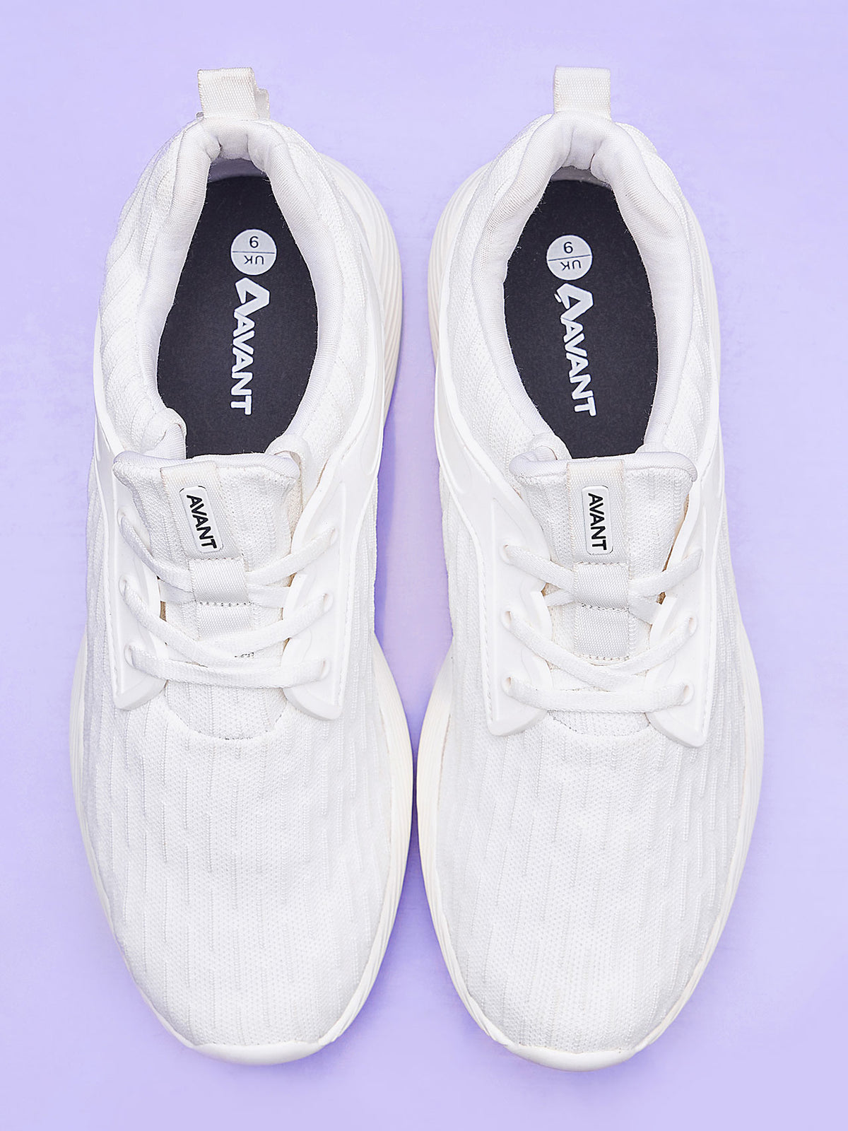 Avant Men's FeatherLite Running and Walking Shoes- White