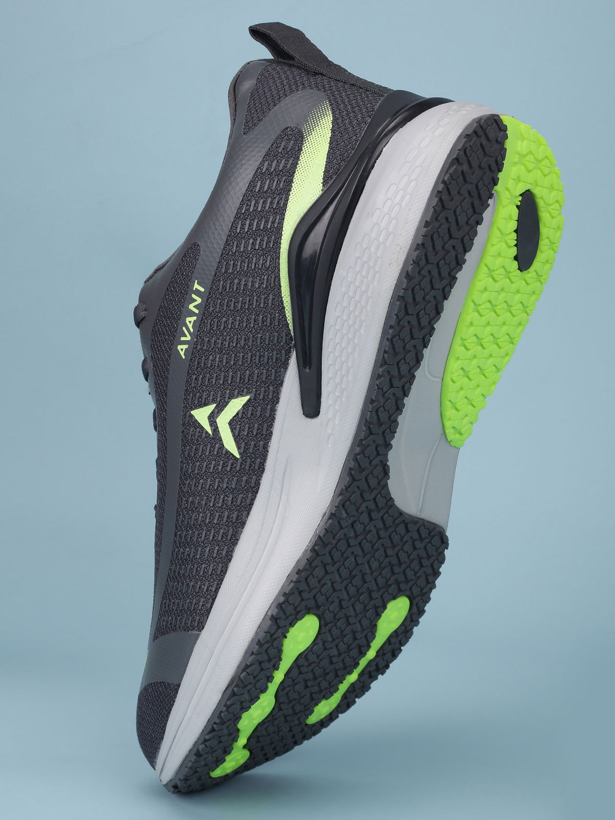 Avant Men's Panther Running shoes - D.Grey / P.Green