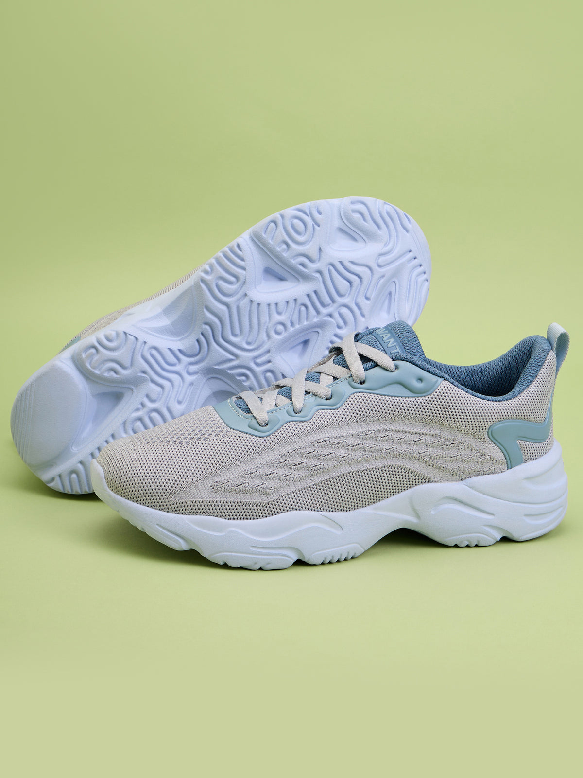 Avant Women's Foam Walking Shoes - Grey/Sky Blue