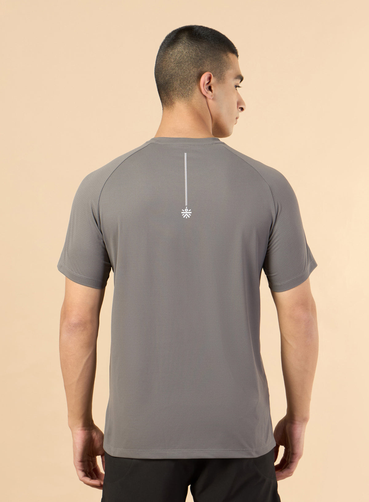 Men's Dark Grey All Workout Training T-shirt