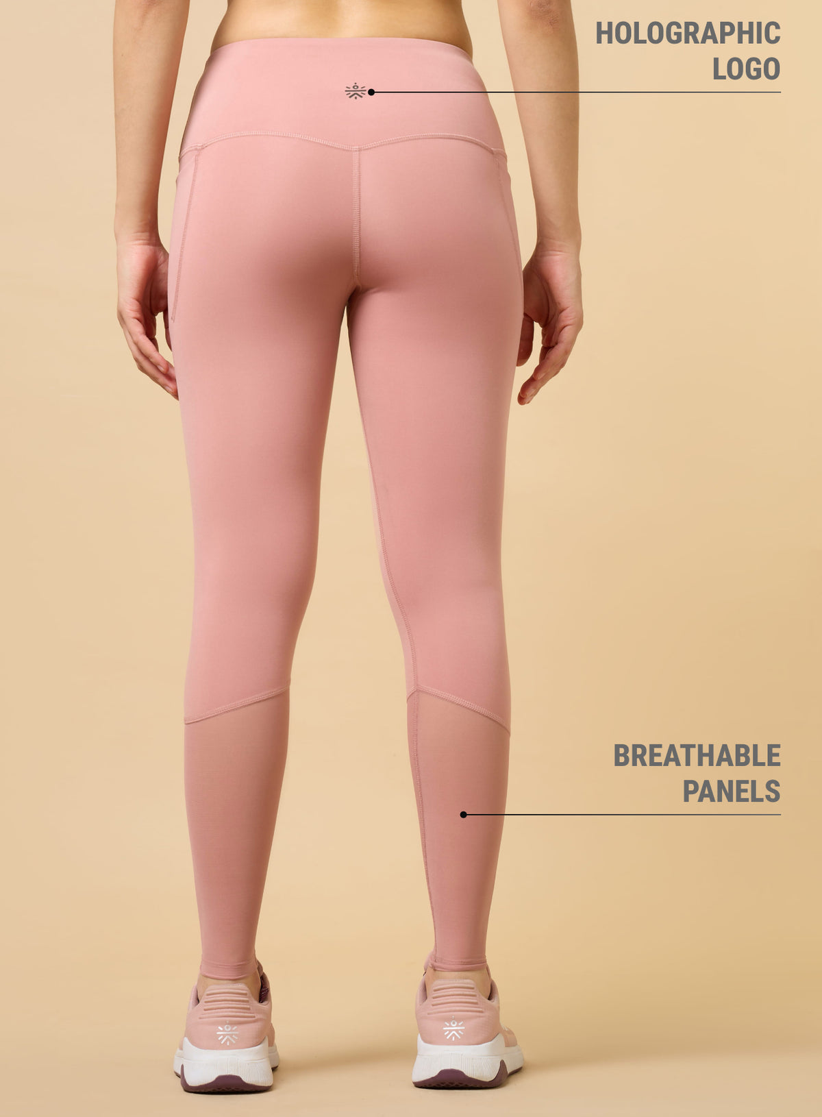Women's Pink High Energy Training COMFlex Tights