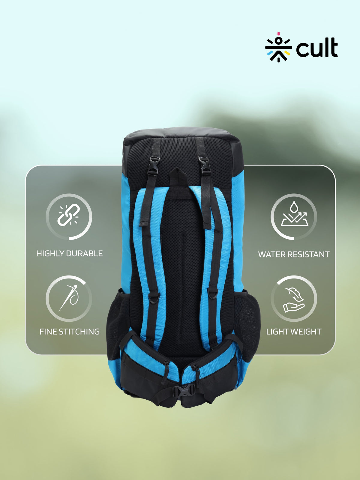 Travel Rucksack 80 L Blue
