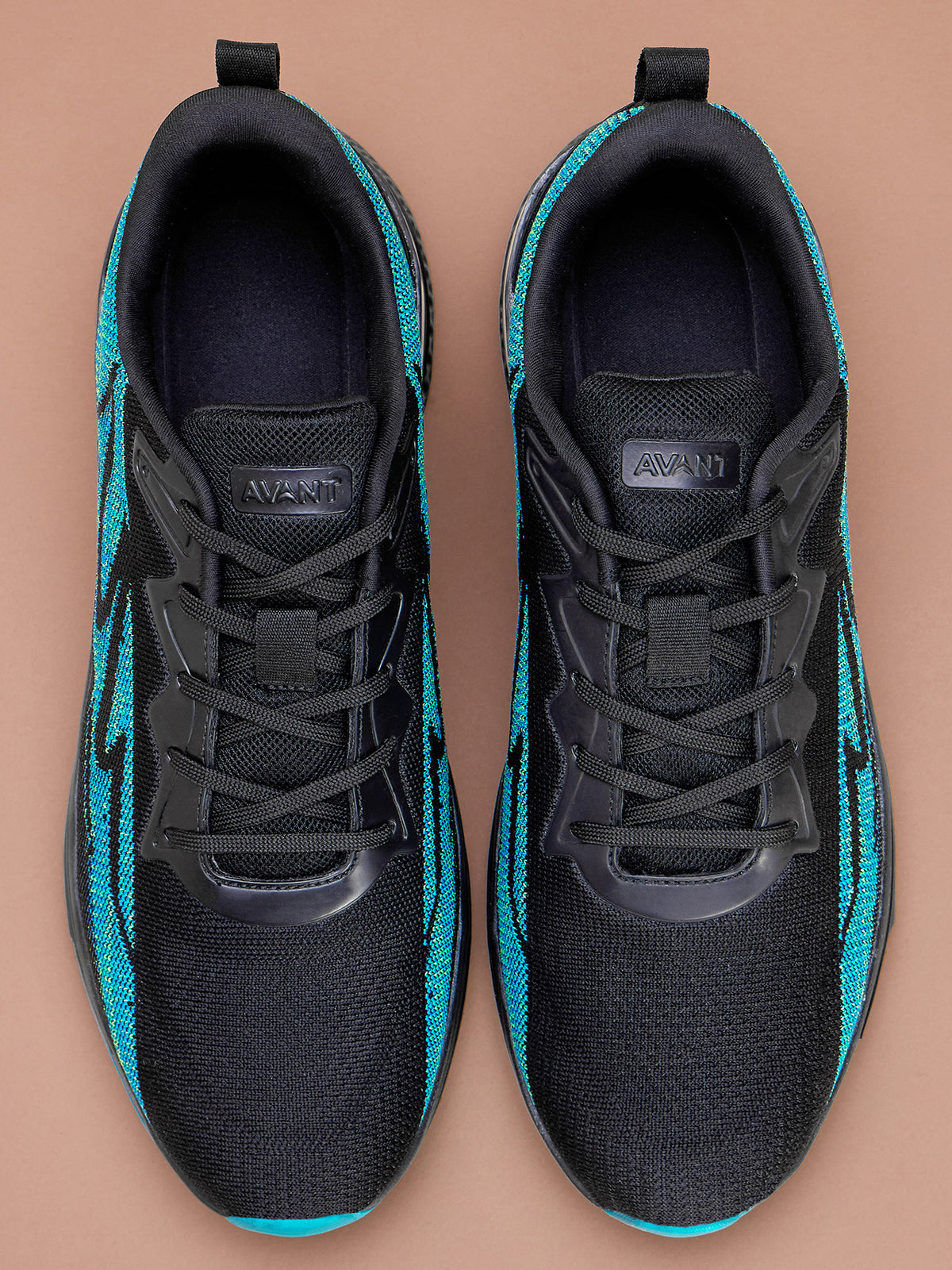 Avant Men's Spectrum Running Shoes - Black/Blue
