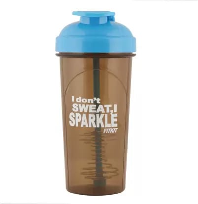 Fitkit FKSB12 Classic 700 ml Shaker (Pack of 1, Blue)