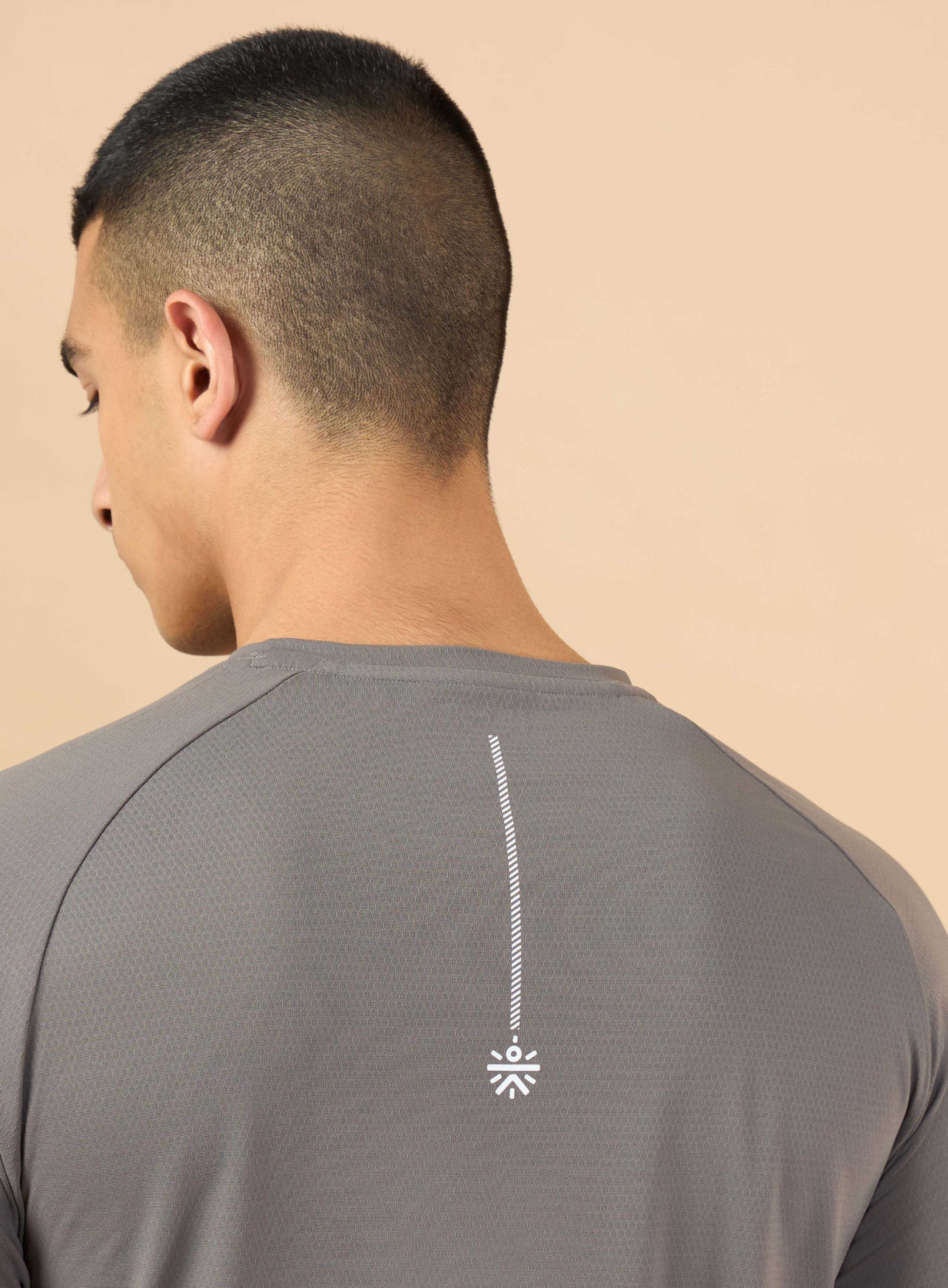 Men's Dark Grey All Workout Training T-shirt