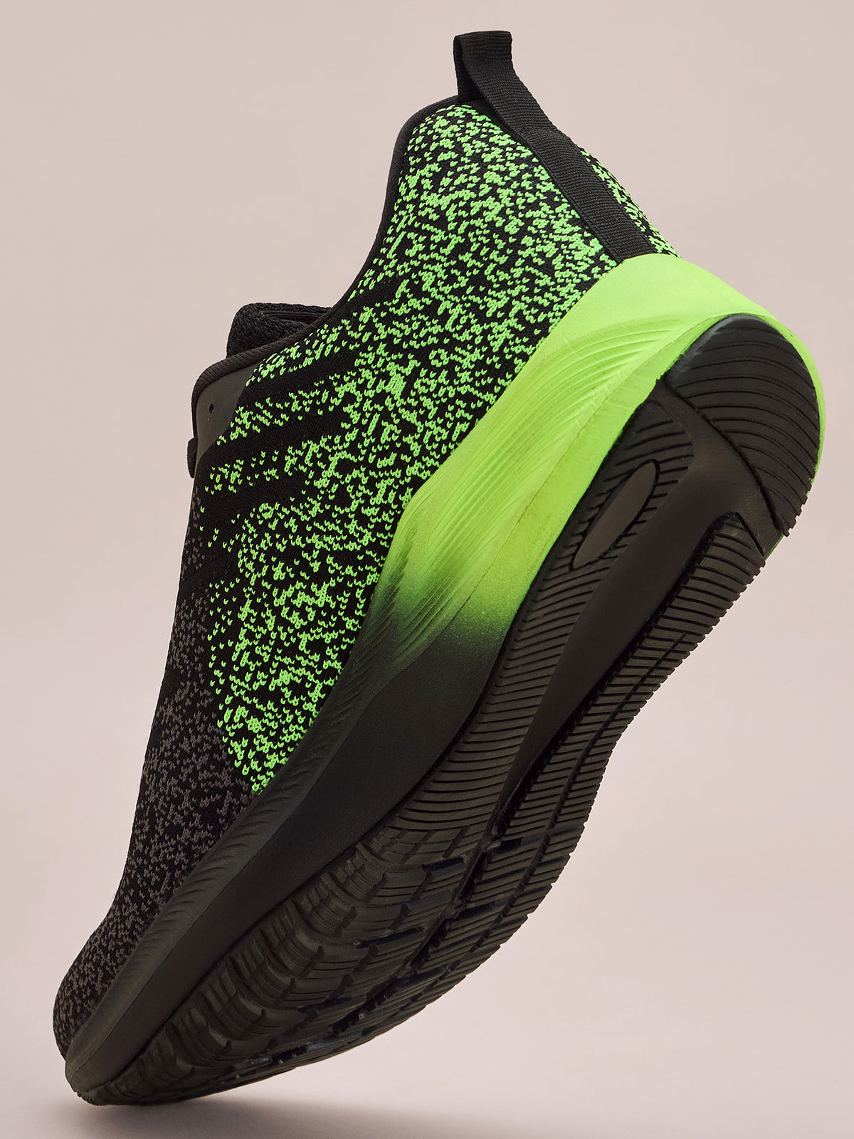 Avant Men's Pebble Running Shoes - Black/Green