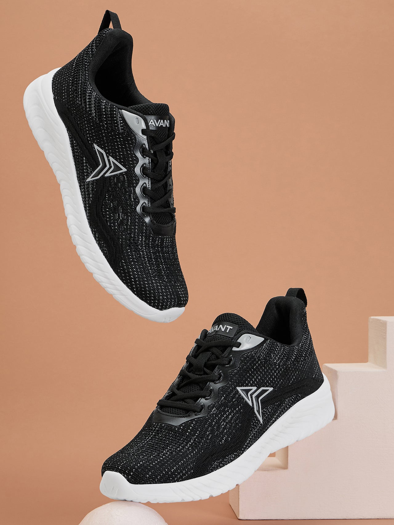 Avant Men's Gladiator Walking Shoes-Black