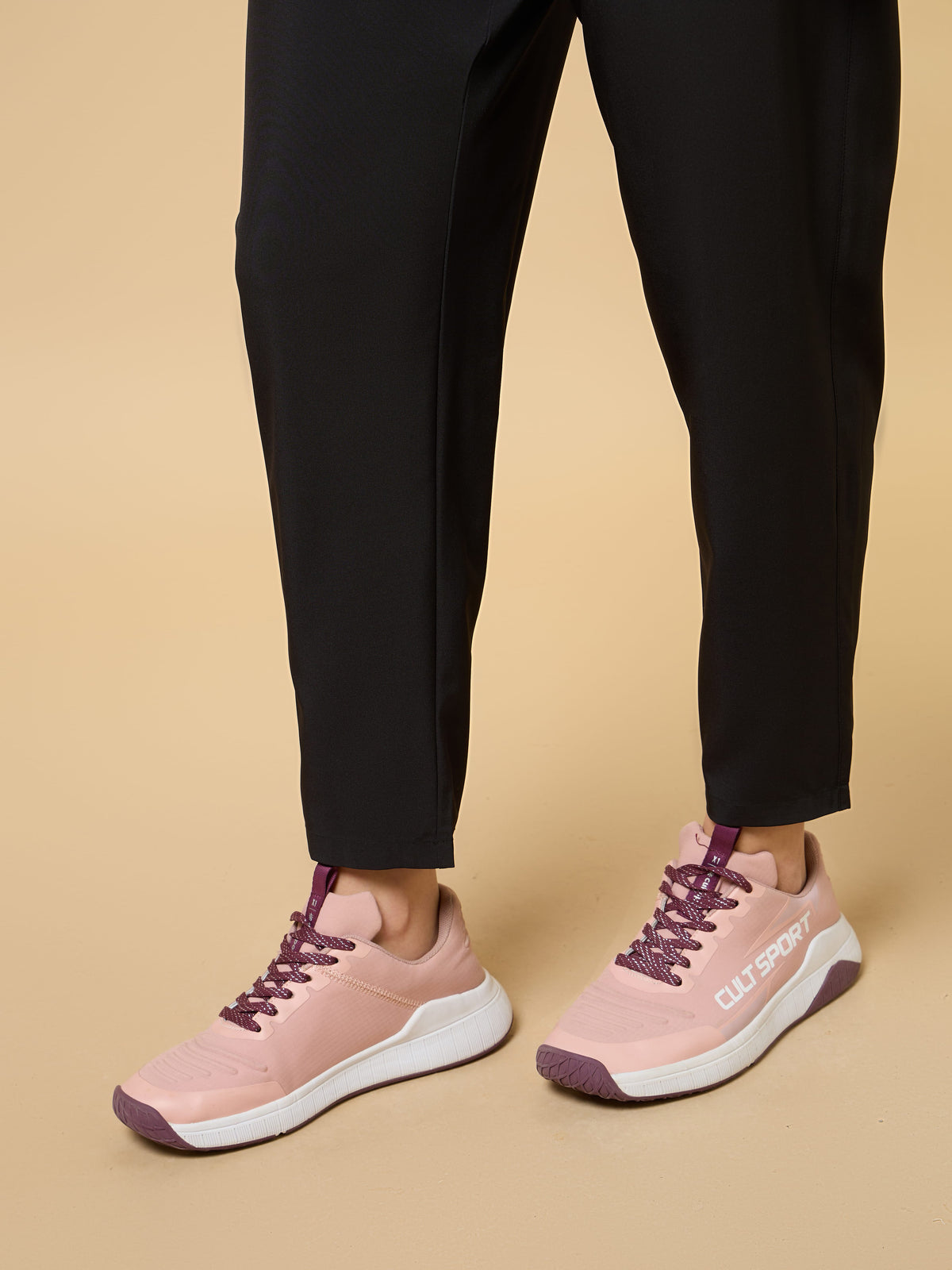 Women's Black Training All Form Cropped Trackpants