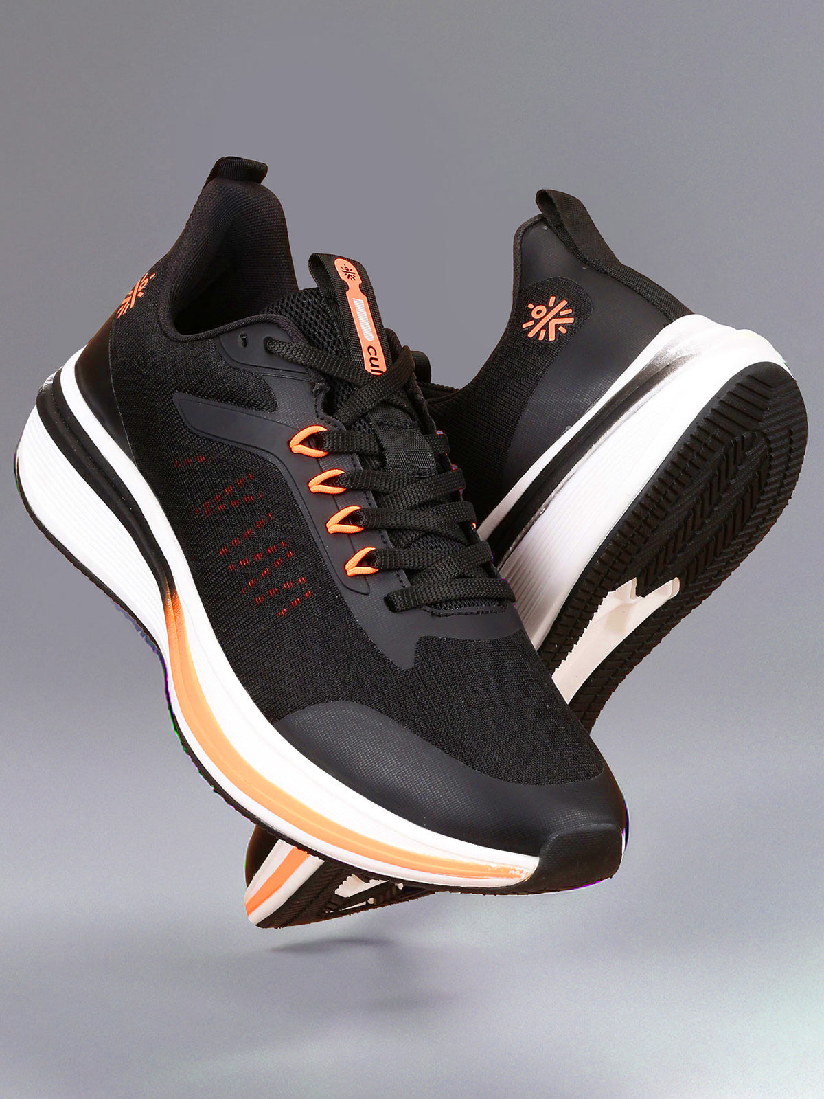 cult Men's Versa Freeway Running shoes - Black/Red