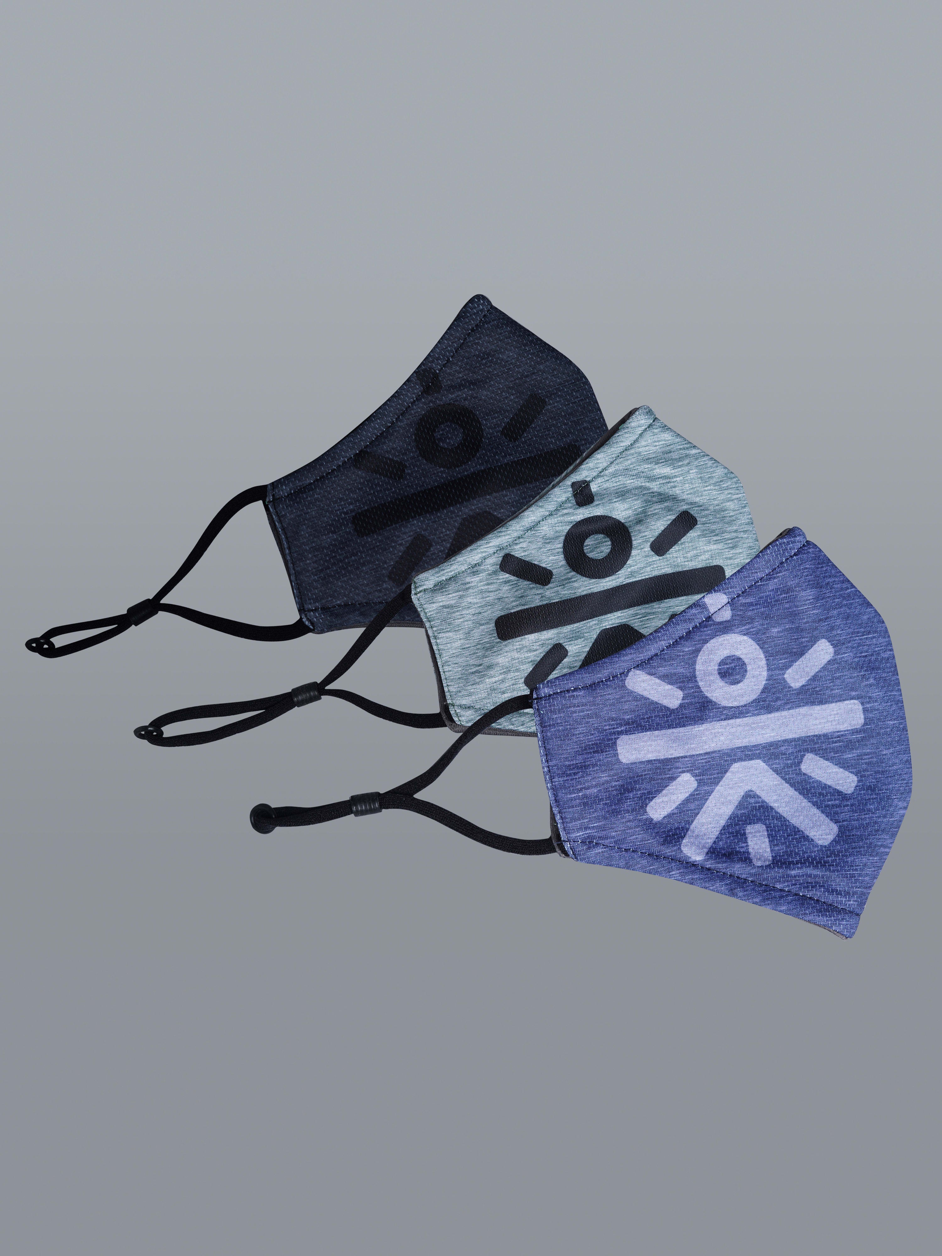 Multicolor Protective Face Mask - Pack of 3