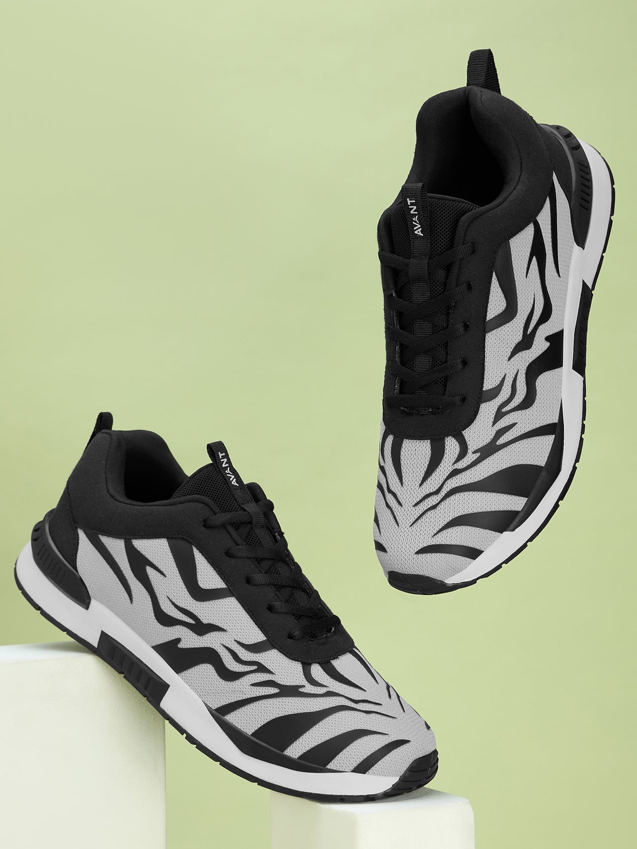 Avant Men's Swag Sneaker Shoes - Black / Grey