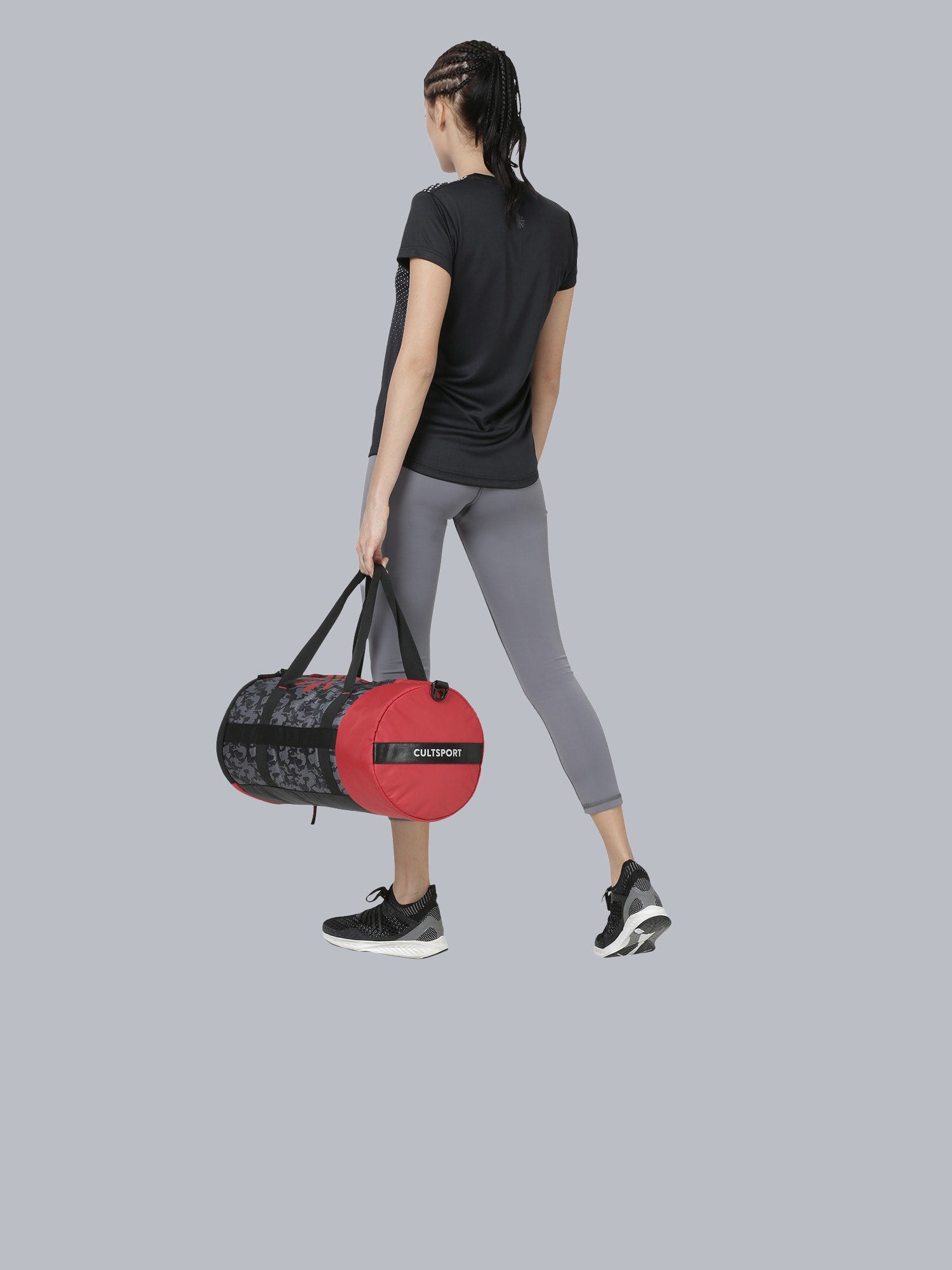 Signature Camouflage Black Duffel