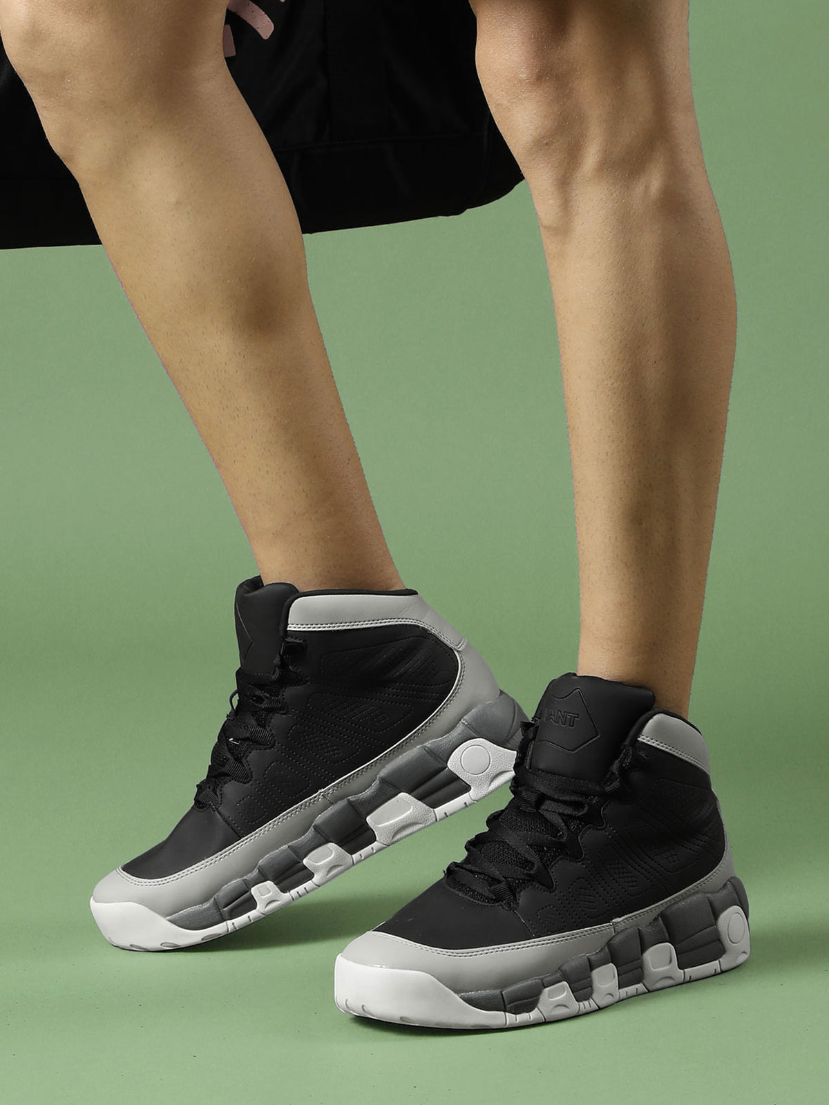 Avant Men's Regal Sneaker Shoes - Grey/Black