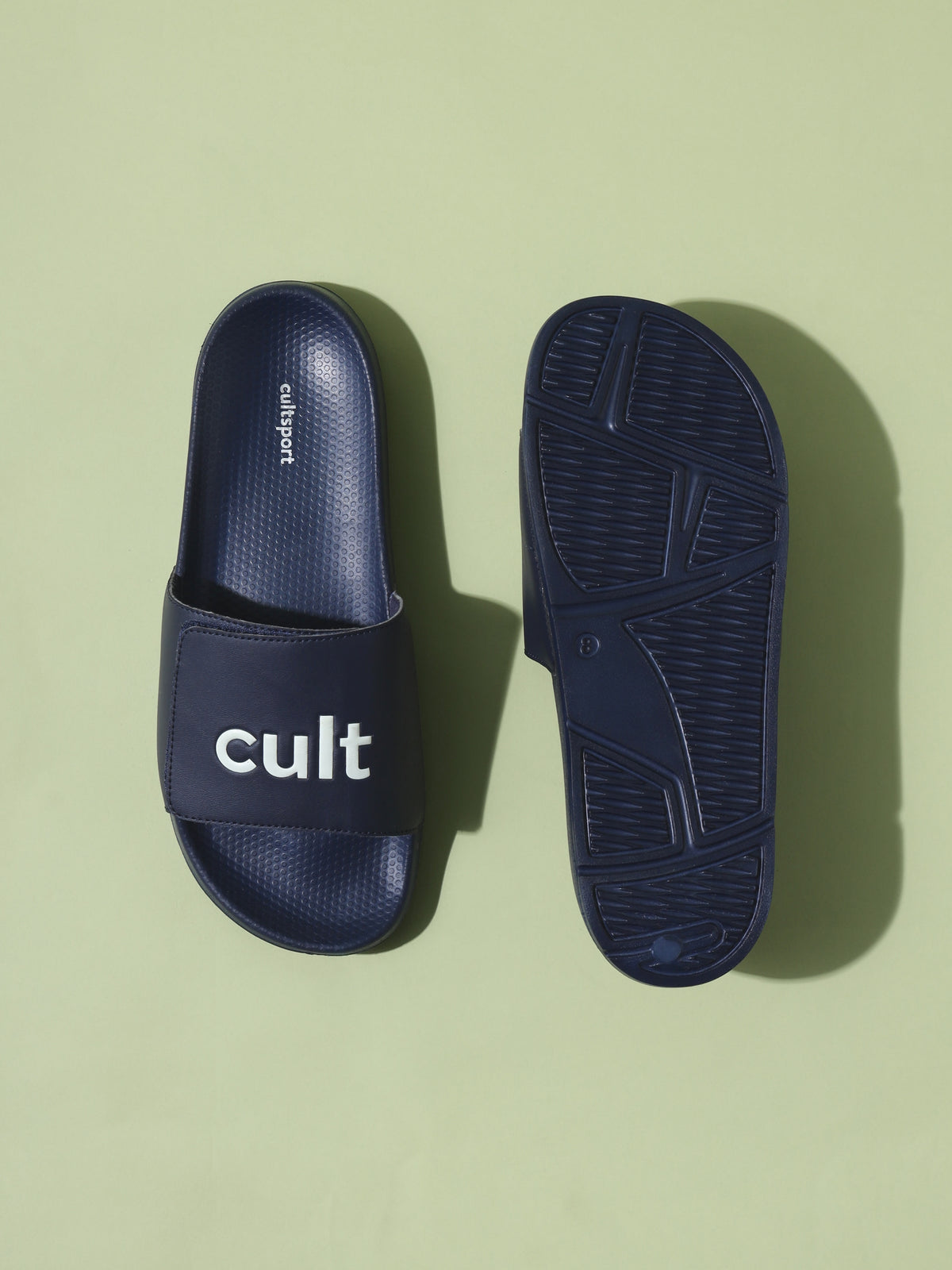 cult Locomo Navy Men Slides