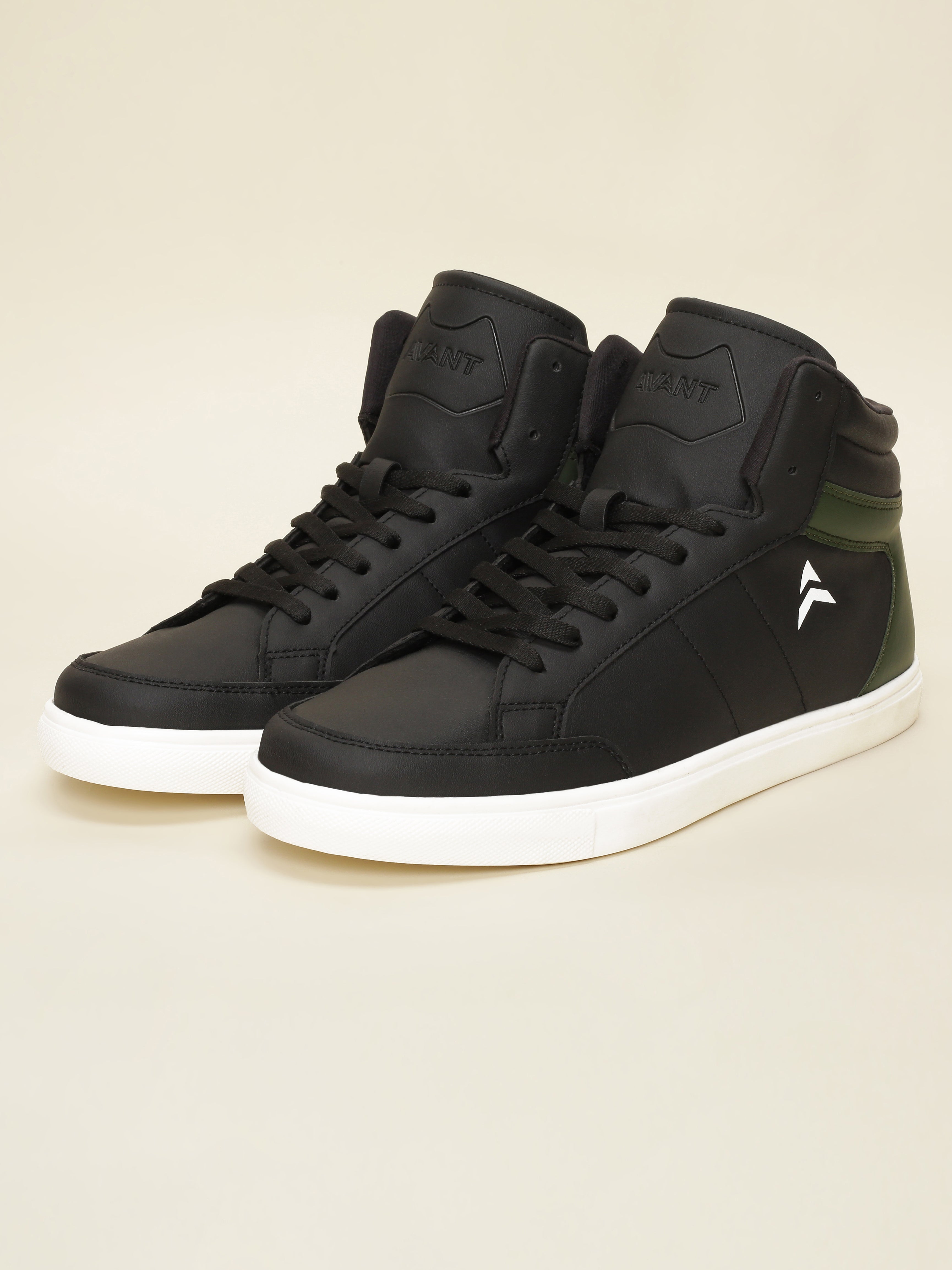 Avant Men's Stride Sneakers - Black/Green