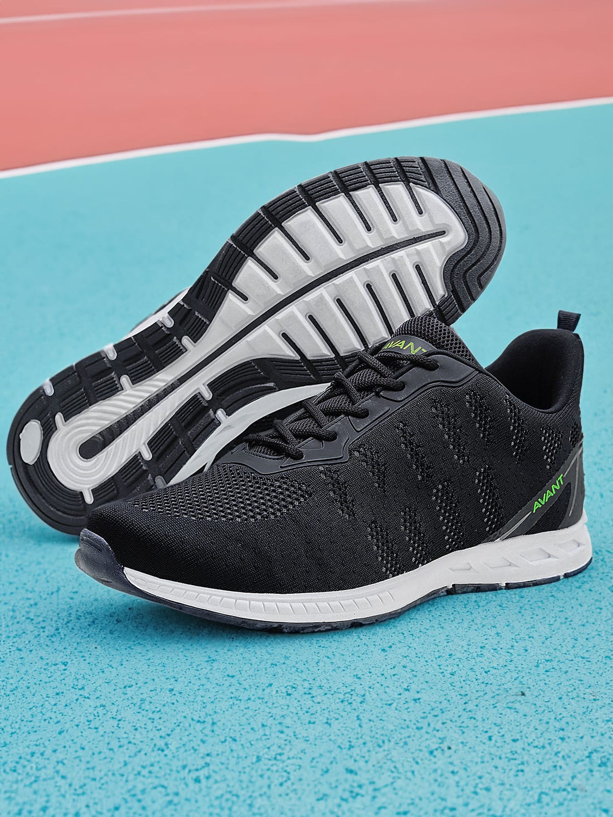Avant Men's Hurricane Casual Shoes- Black/White