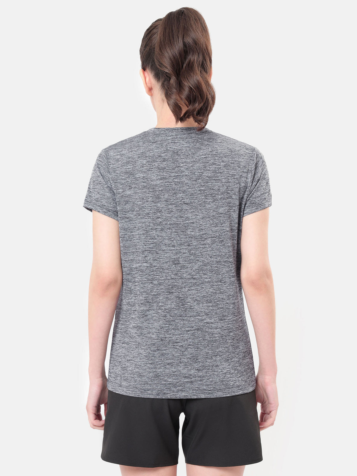 Textured Active T-shirt with Logo Pack of 3
