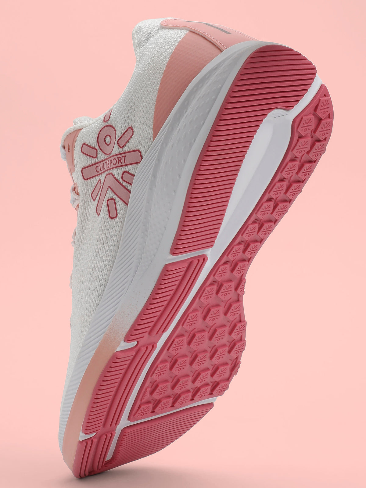 cult Firebird Women Running Shoes - White/Peach