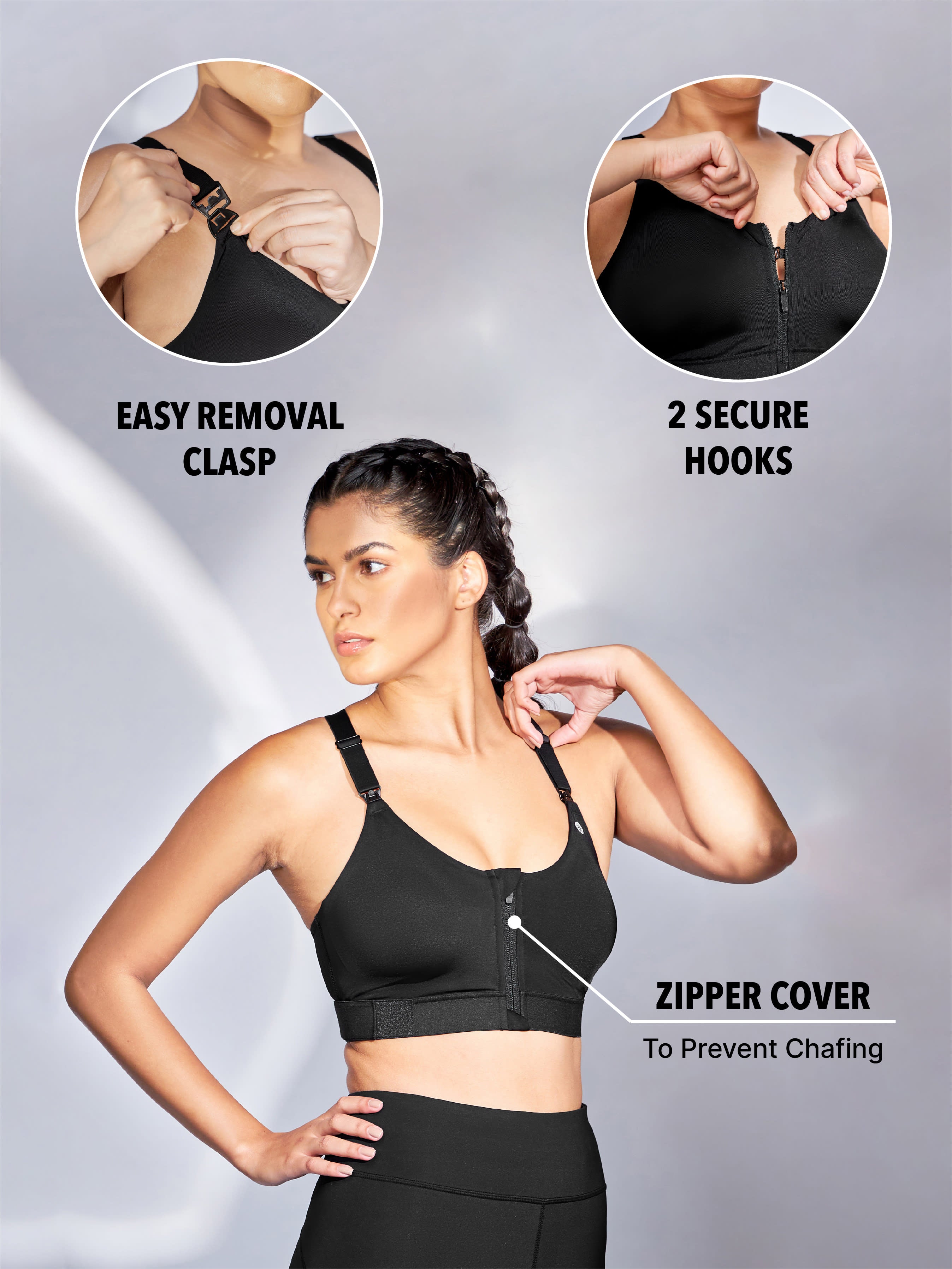 Do It All Sports Bra with adjustable underband