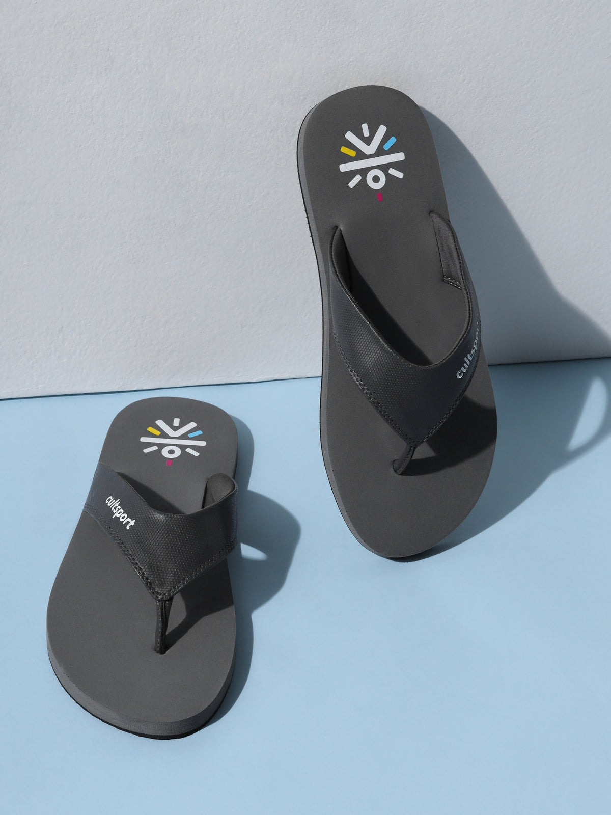 cult Repose Sweat Absorbing EVA Flip Flops - Dark Grey