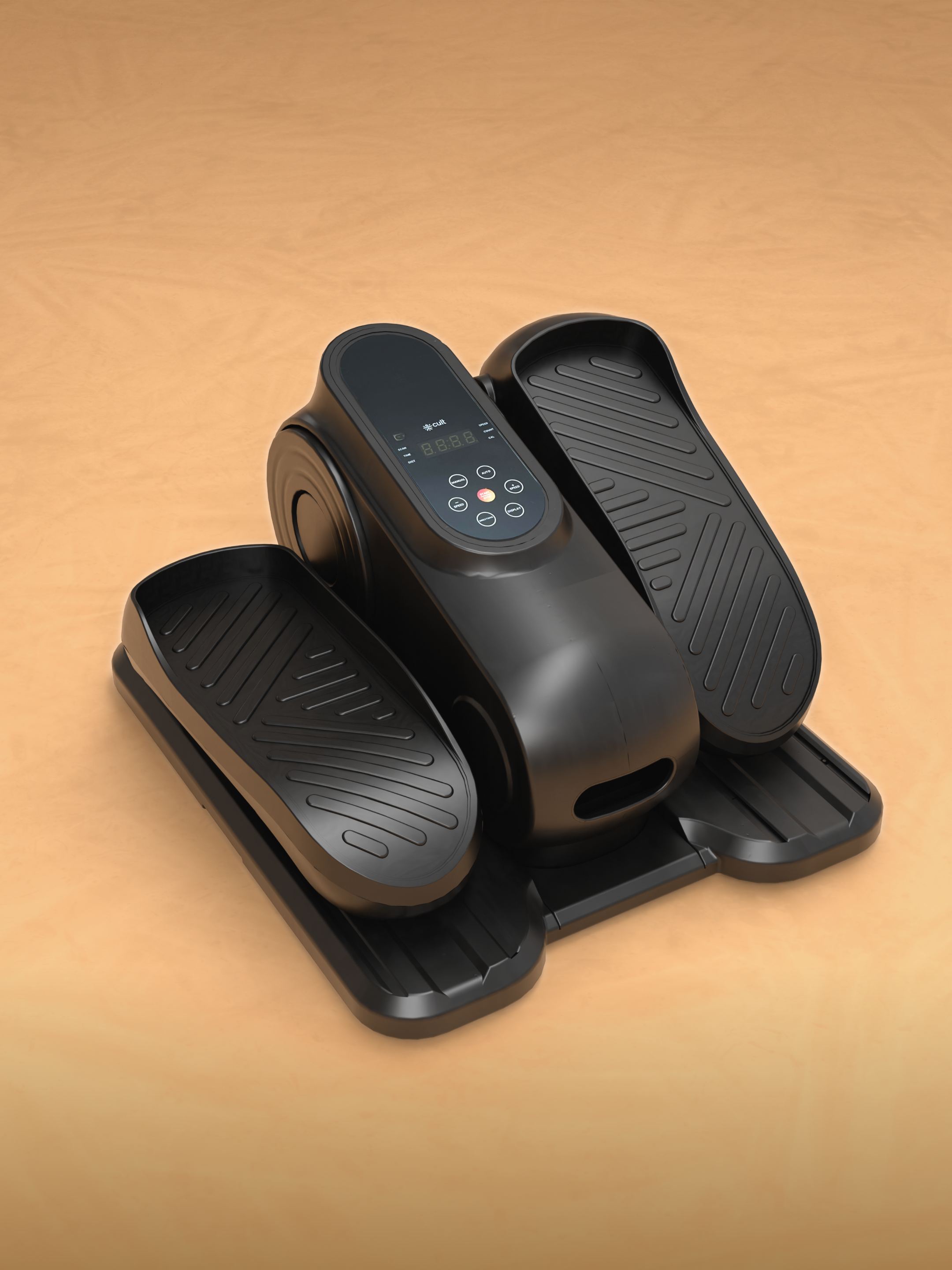 Cult Under Desk Mini Elliptical | Brushless Motor with Forward & Reverse Pedaling | 12 Adjustable Speeds & 3 workout Modes | Easy Home Workout | Suitable for Adult & Senior citizen | Joint Recovery & Improve strengthening (with 6 months extended warranty)