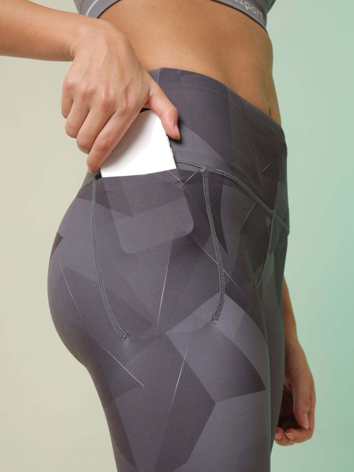 Do It All Monotone Prism Tights With Pocket