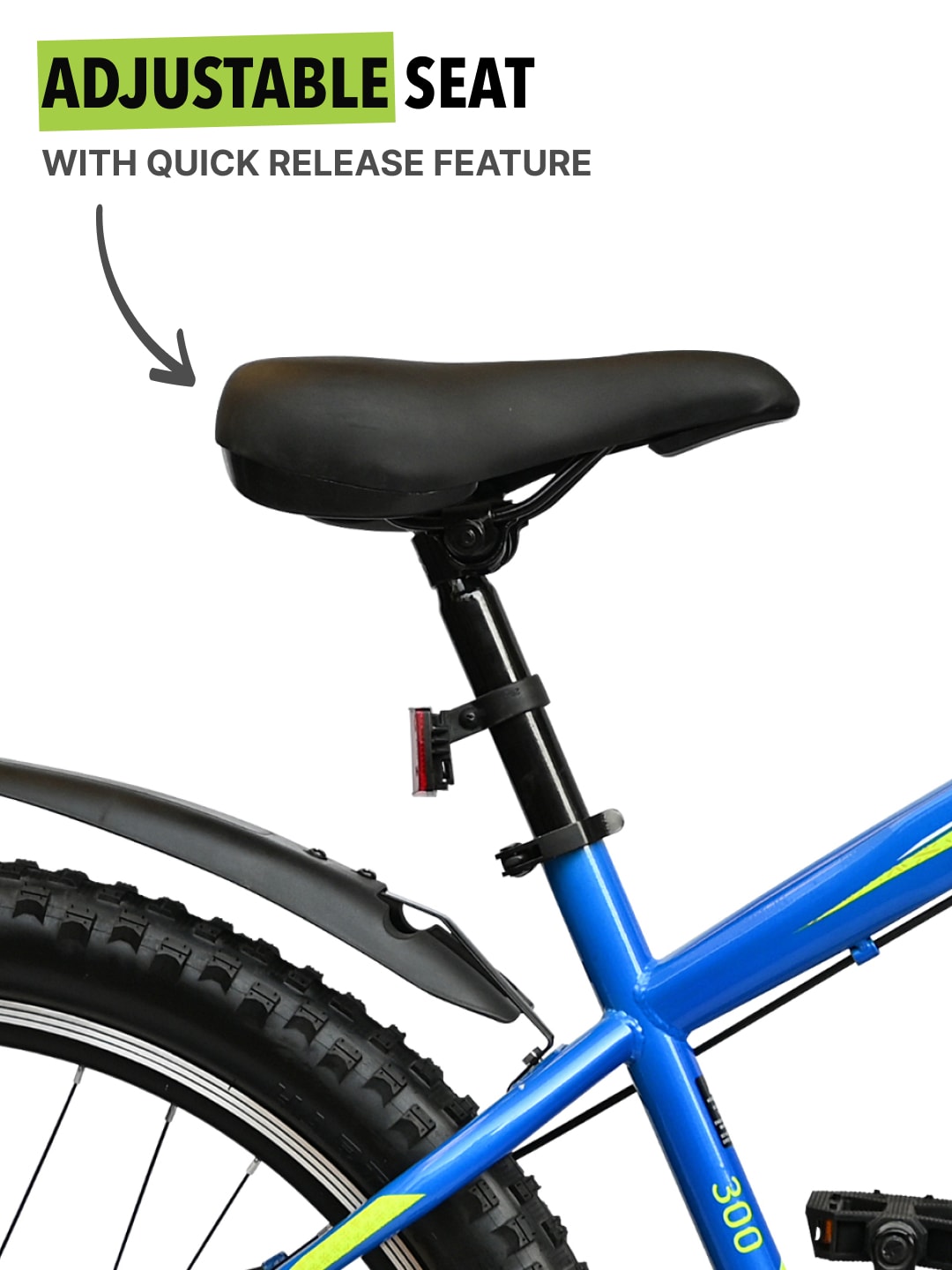 GTX30026TBLUE Steel Single Speed 26 inch Mountain Cycle, Front Suspension and Double Wall Rim