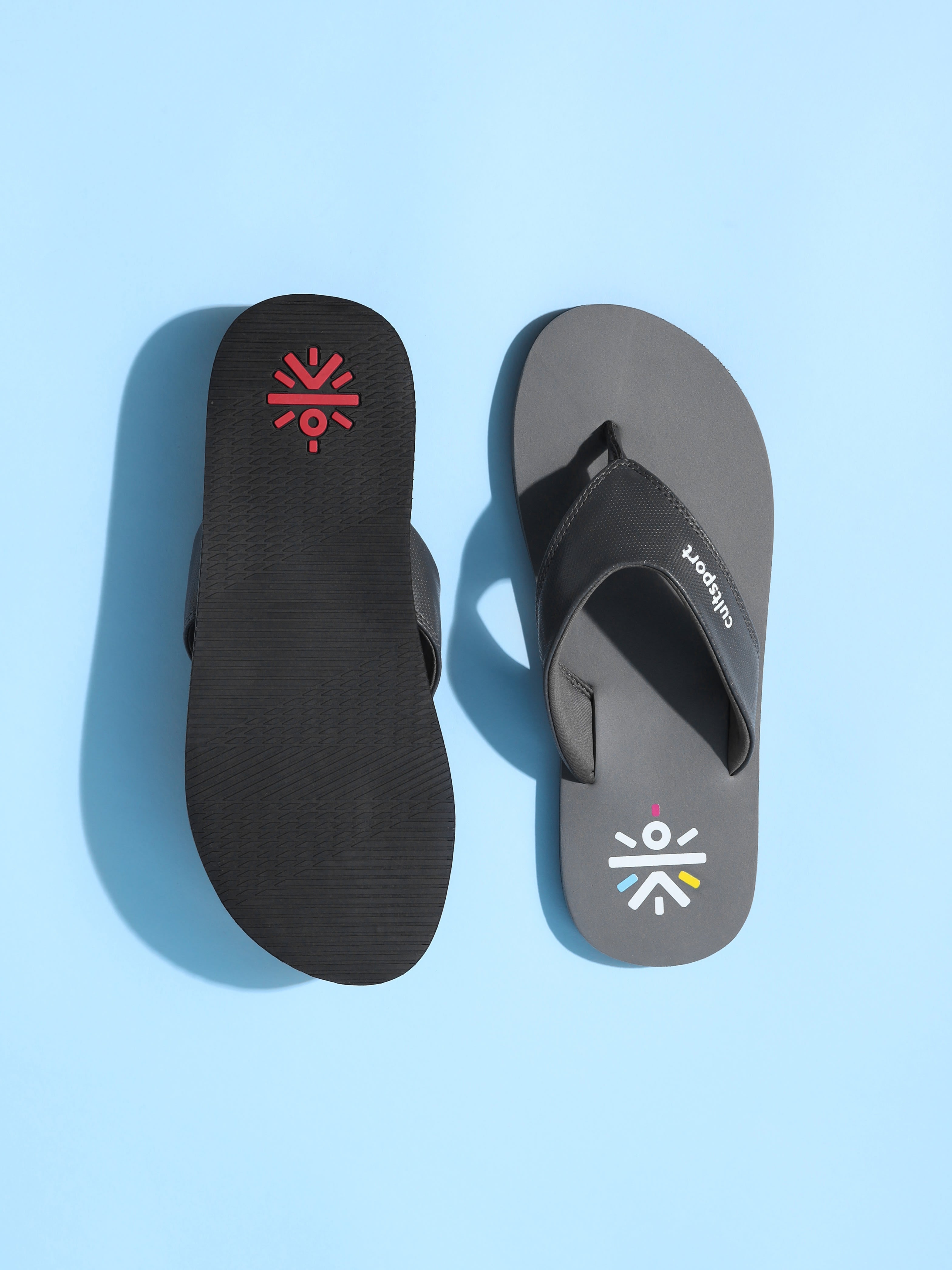 cult Repose Sweat Absorbing EVA Flip Flops - Dark Grey