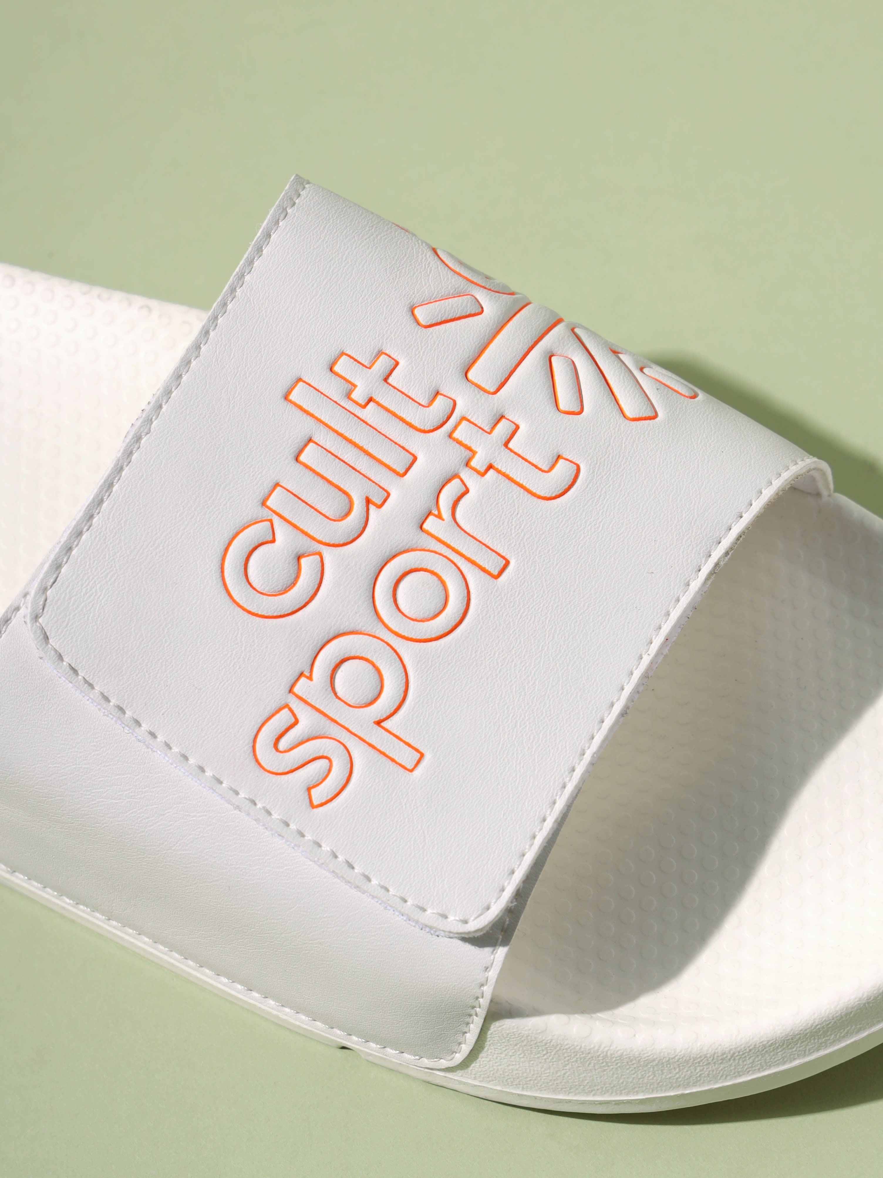 cult Glissade White Men Slides