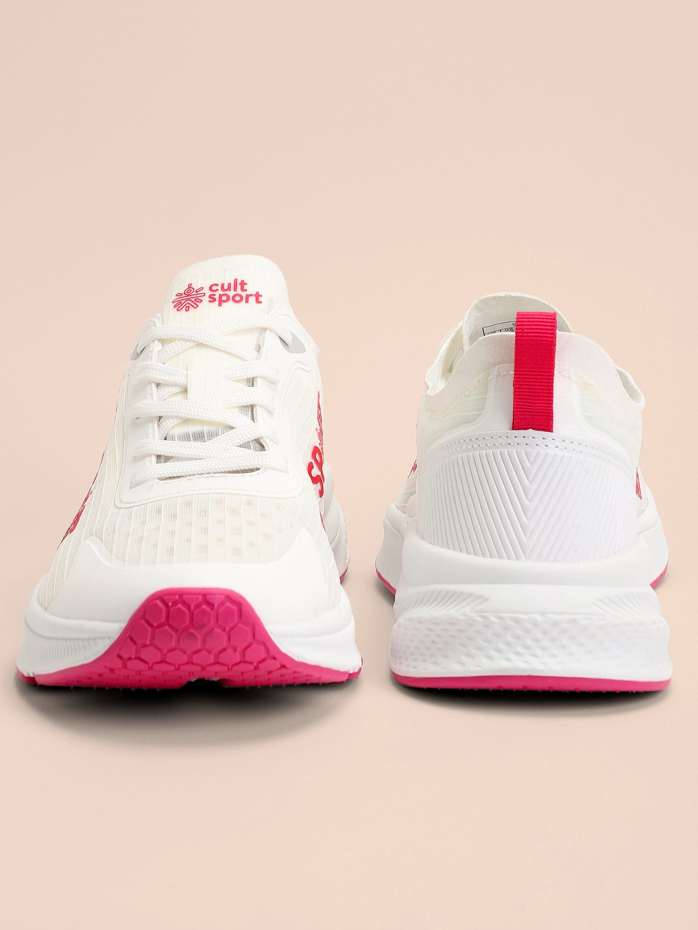 cult Comfort Women Running Shoes - White/Red