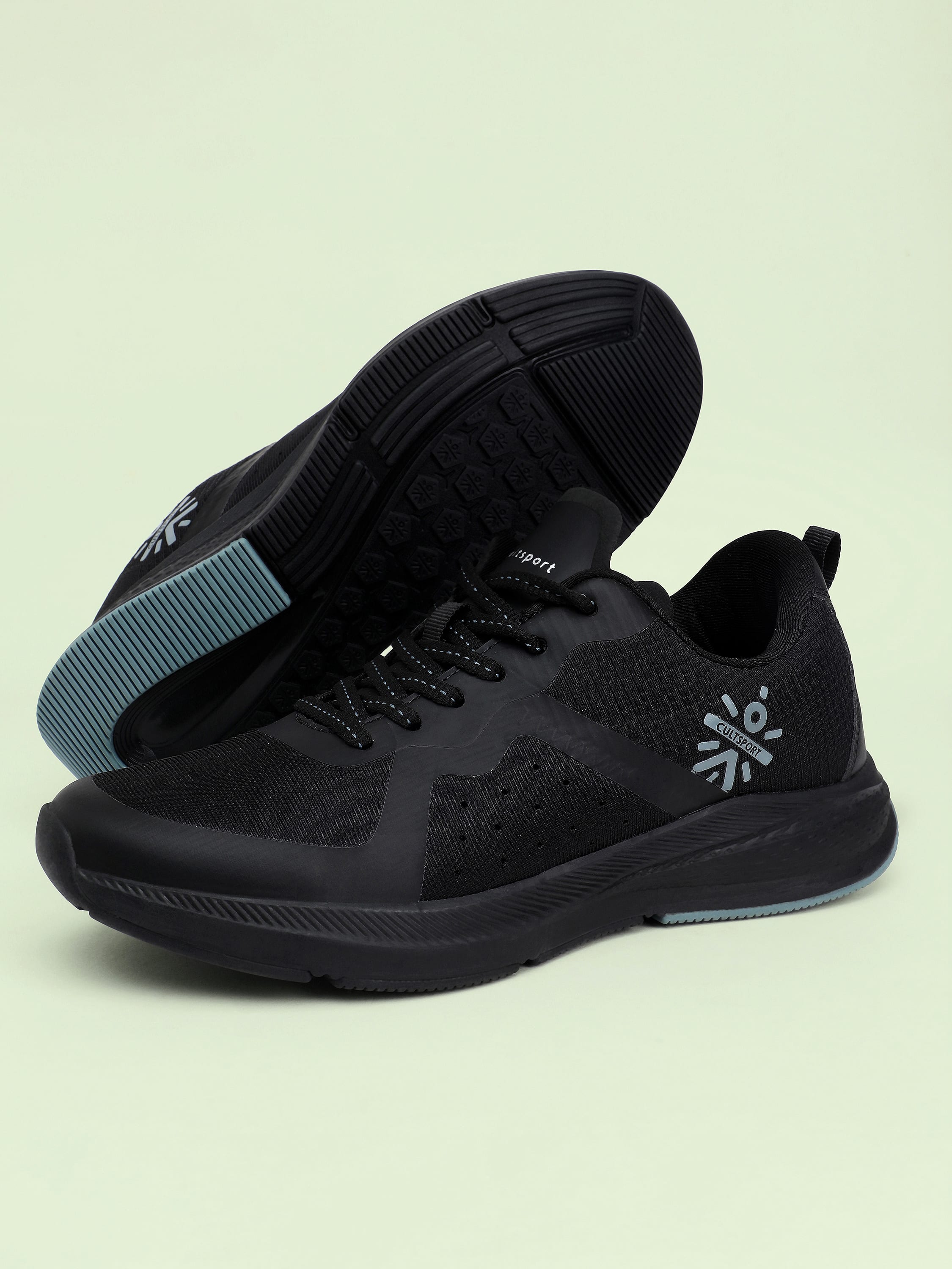 cult Speedster Men Running Shoes - Black