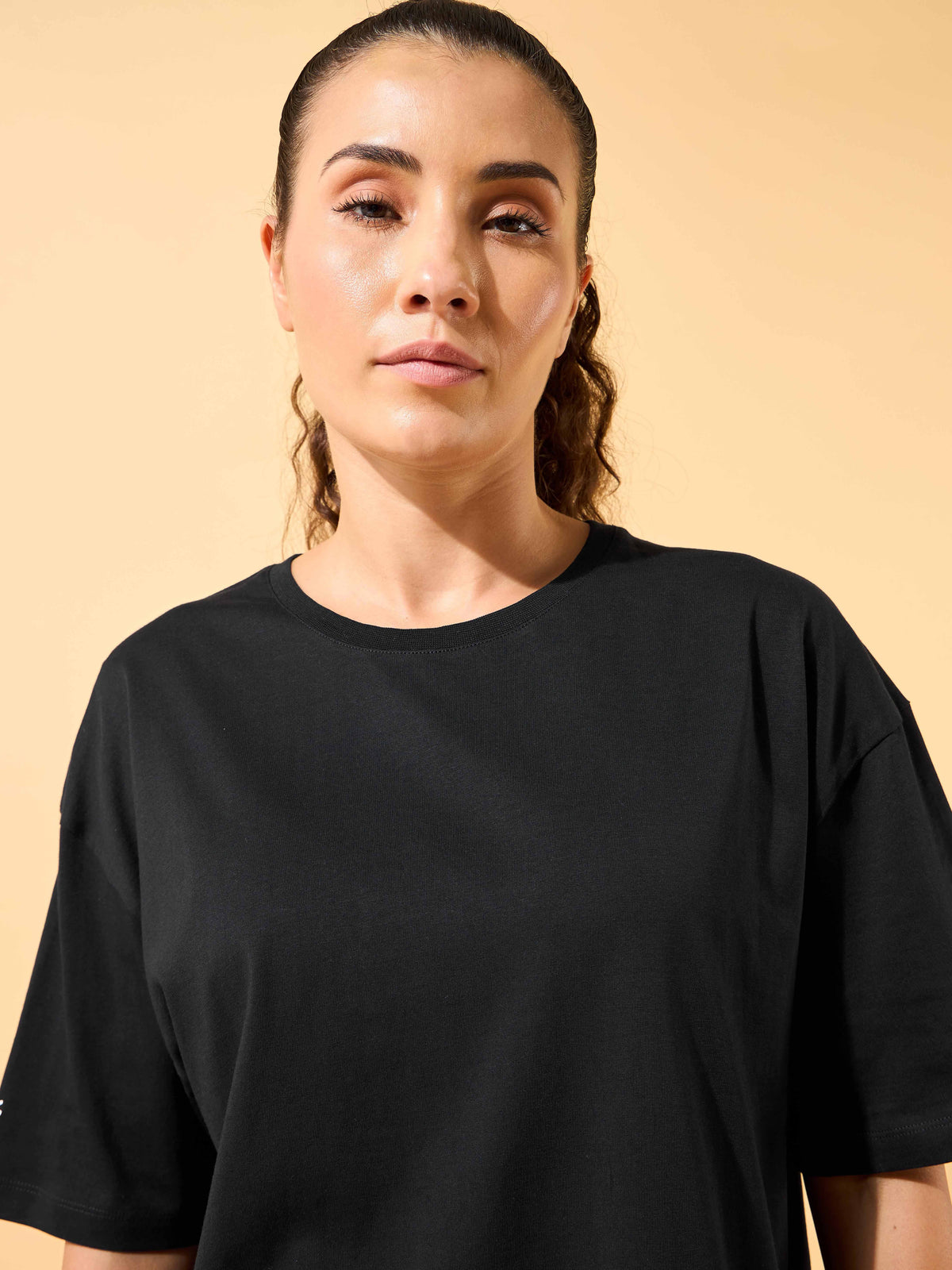 Circle Of Positive Print Oversized T-shirt