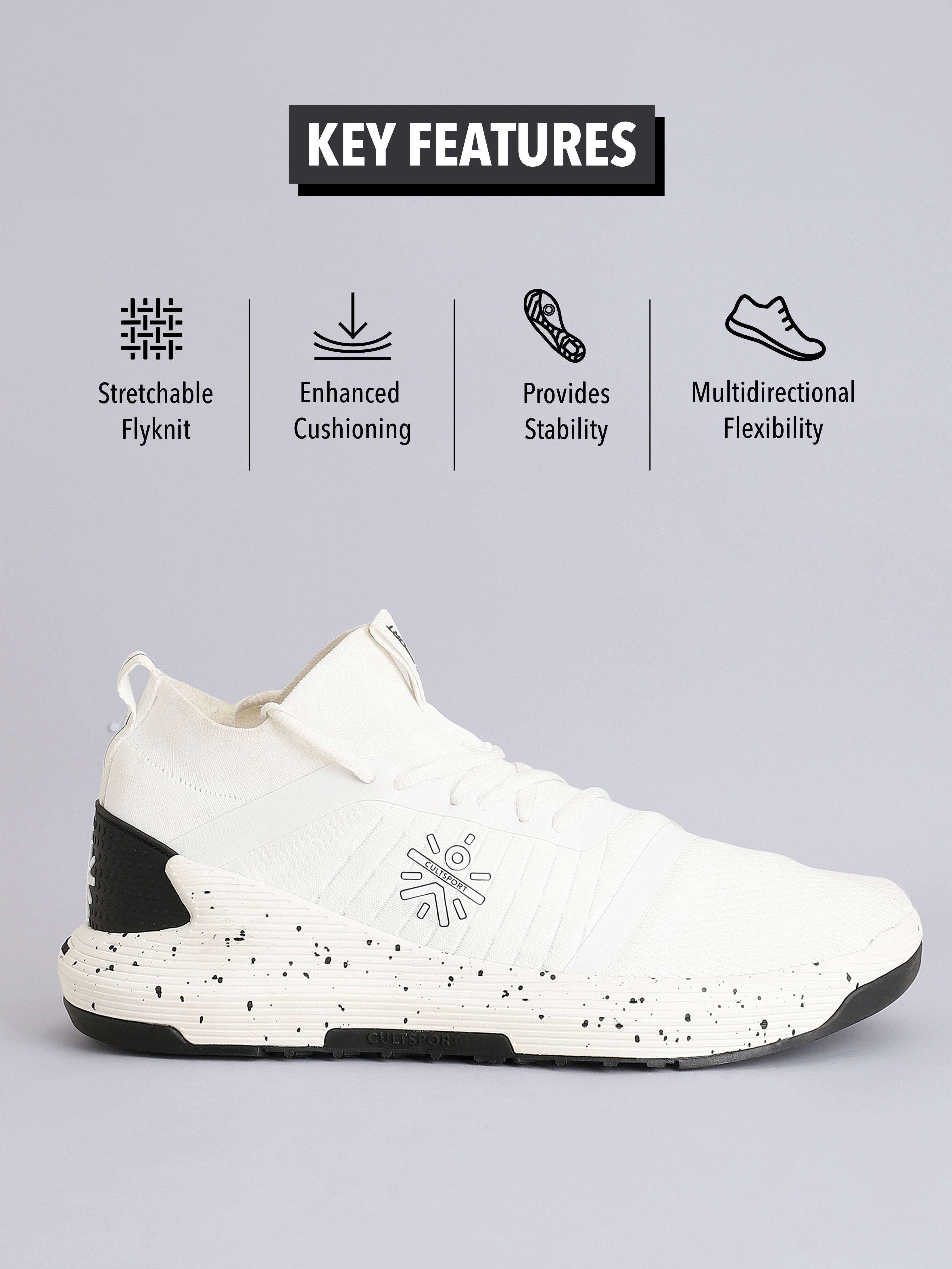 cult Pro-Train Men Training Shoes - White