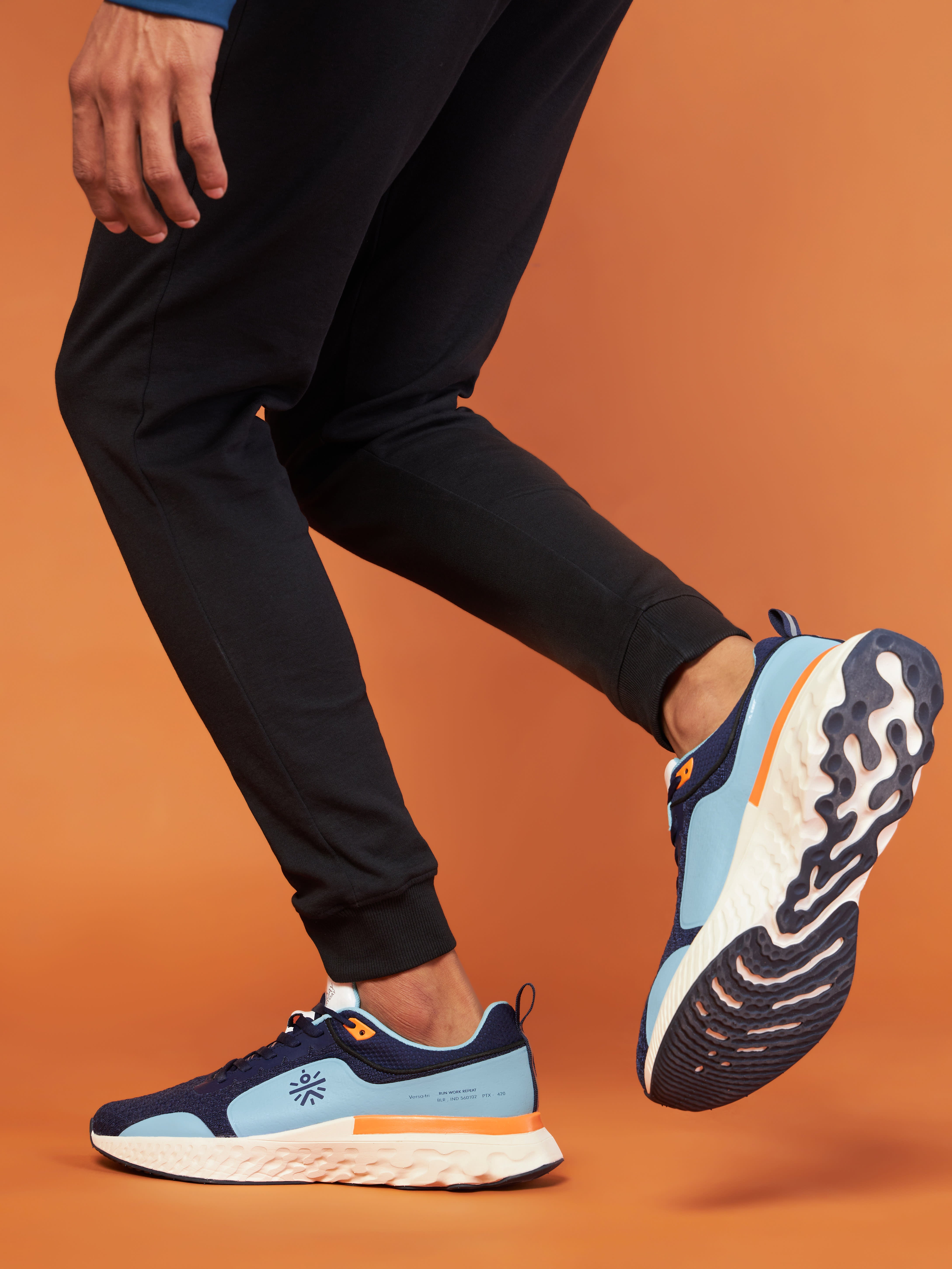 cult Versa Maze Men Running Shoes - Clay/Aqua