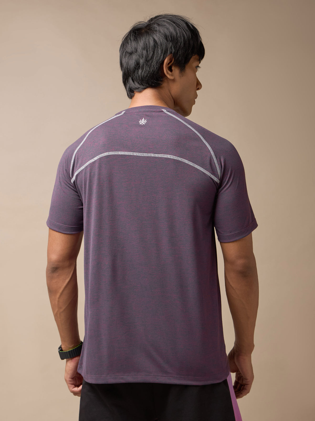 Men's Muscle Flex Purple Comfortech T-shirt