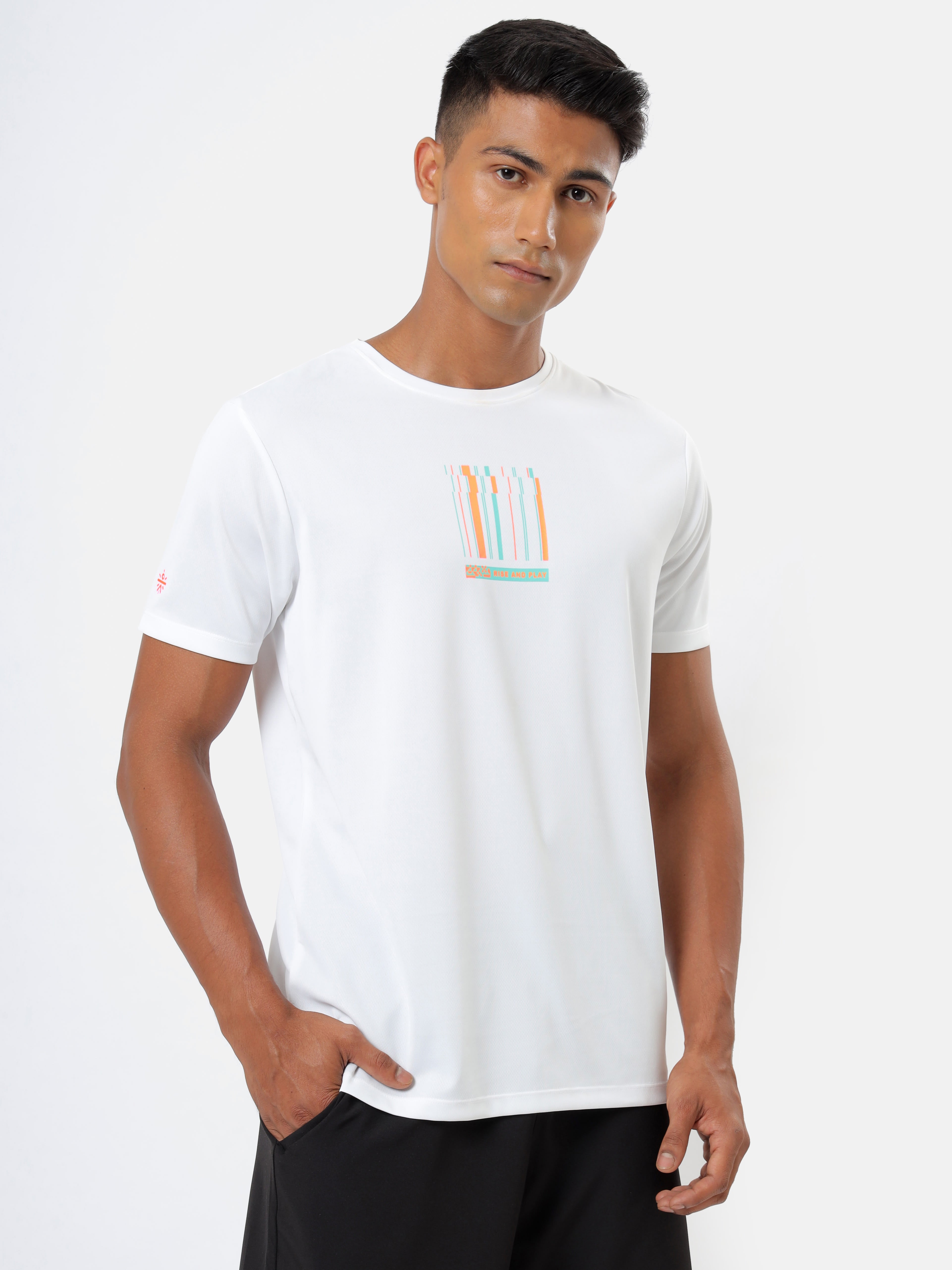 Performance T-shirt with Minimal Graphic Pack of 2